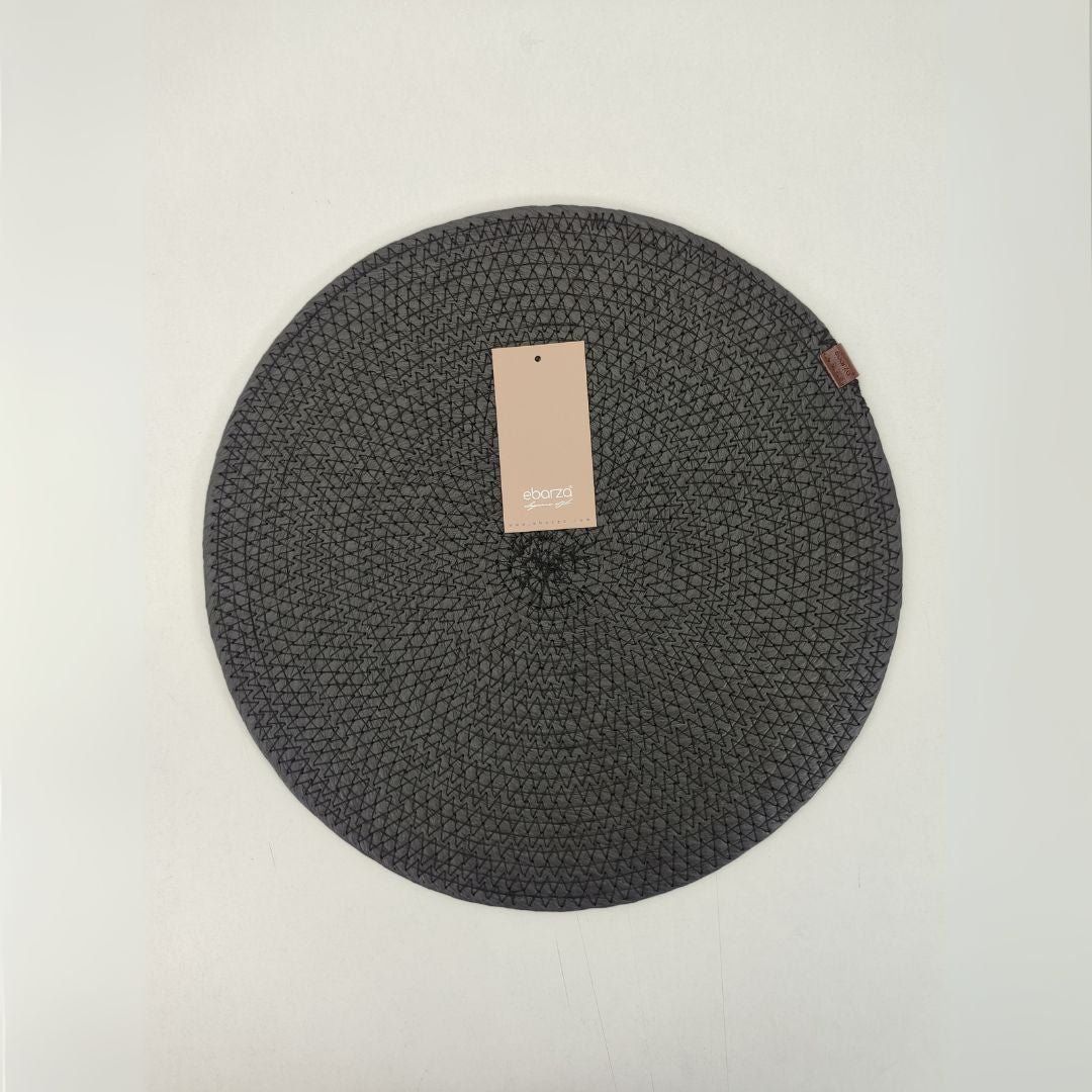 Matique Paper Placemat - Black - KXYO-2305/Black -  Placemats - ebarza Furniture UAE | Shop Modern Furniture in Abu Dhabi & Dubai - مفروشات ايبازرا في الامارات | تسوق اثاث عصري وديكورات مميزة في دبي وابوظبي
