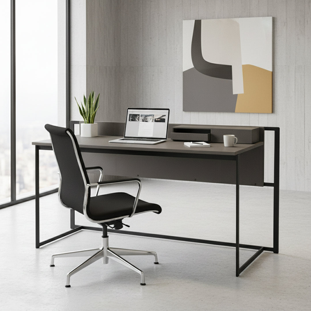 Microfiber Hard Leather Desk OD-259 -  Office Desks - ebarza Furniture UAE | Shop Modern Furniture in Abu Dhabi & Dubai - مفروشات ايبازرا في الامارات | تسوق اثاث عصري وديكورات مميزة في دبي وابوظبي