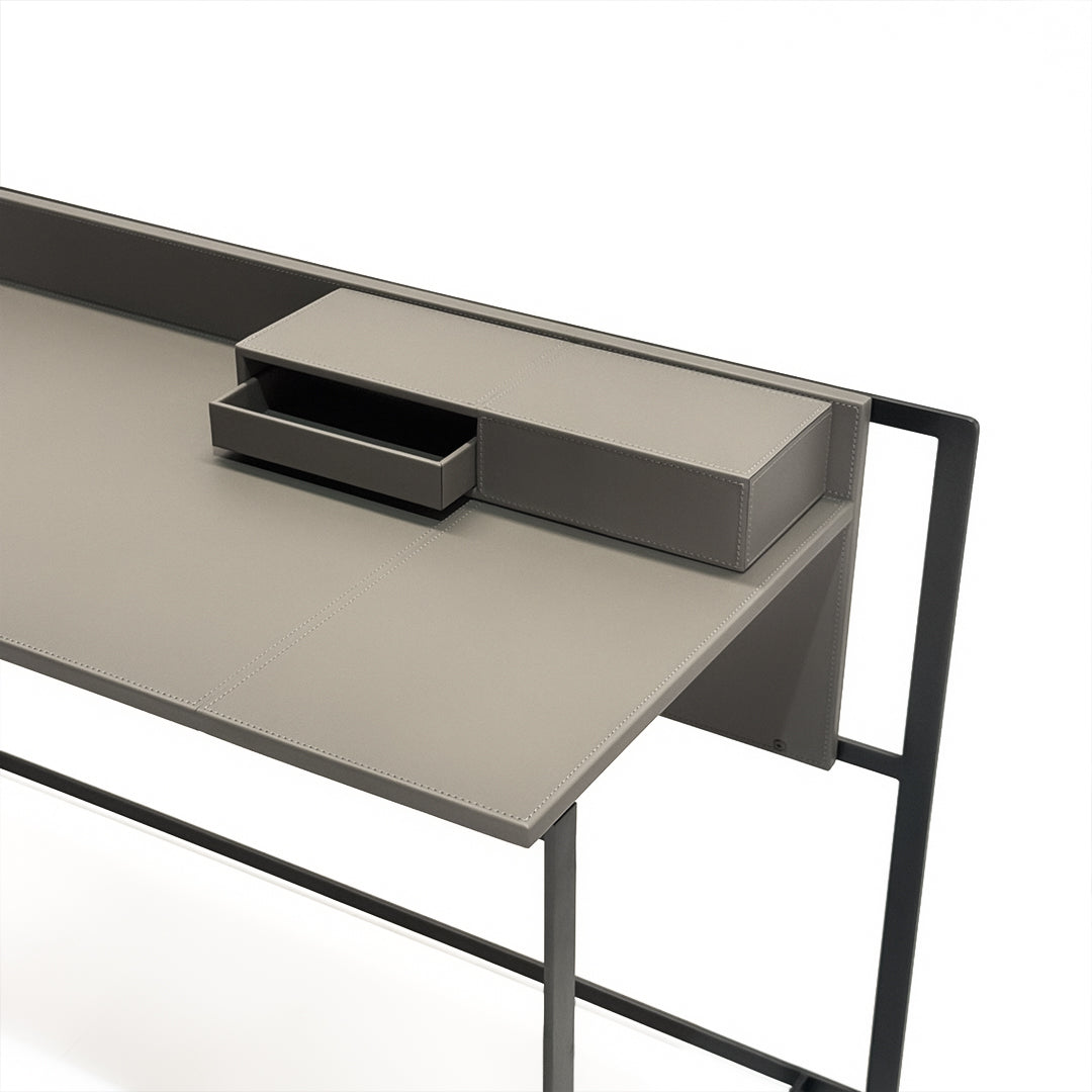 Microfiber Hard Leather Desk OD-259 -  Office Desks - ebarza Furniture UAE | Shop Modern Furniture in Abu Dhabi & Dubai - مفروشات ايبازرا في الامارات | تسوق اثاث عصري وديكورات مميزة في دبي وابوظبي