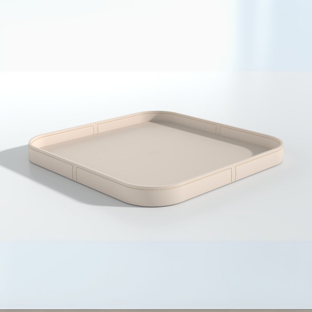 Microfiber Hard Leather Tray TR-256-Q