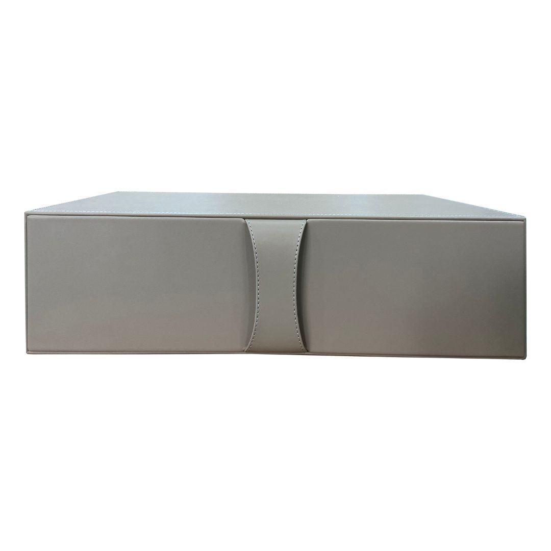 Microfiber Hard Leather Drawer Box TSA555-DR -  Decorative Boxes - ebarza Furniture UAE | Shop Modern Furniture in Abu Dhabi & Dubai - مفروشات ايبازرا في الامارات | تسوق اثاث عصري وديكورات مميزة في دبي وابوظبي