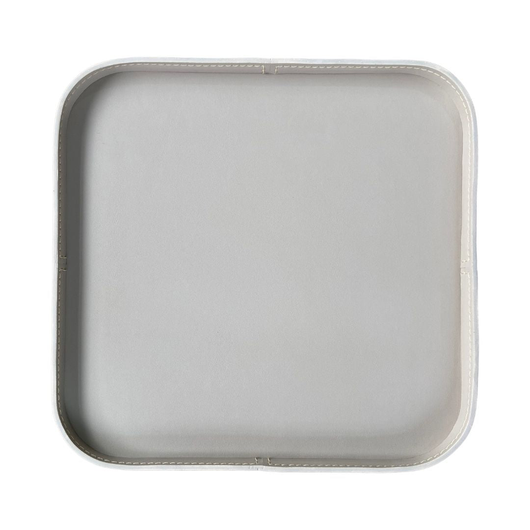 Microfiber Hard Leather Tray TR-256-Q -  Trays - ebarza Furniture UAE | Shop Modern Furniture in Abu Dhabi & Dubai - مفروشات ايبازرا في الامارات | تسوق اثاث عصري وديكورات مميزة في دبي وابوظبي