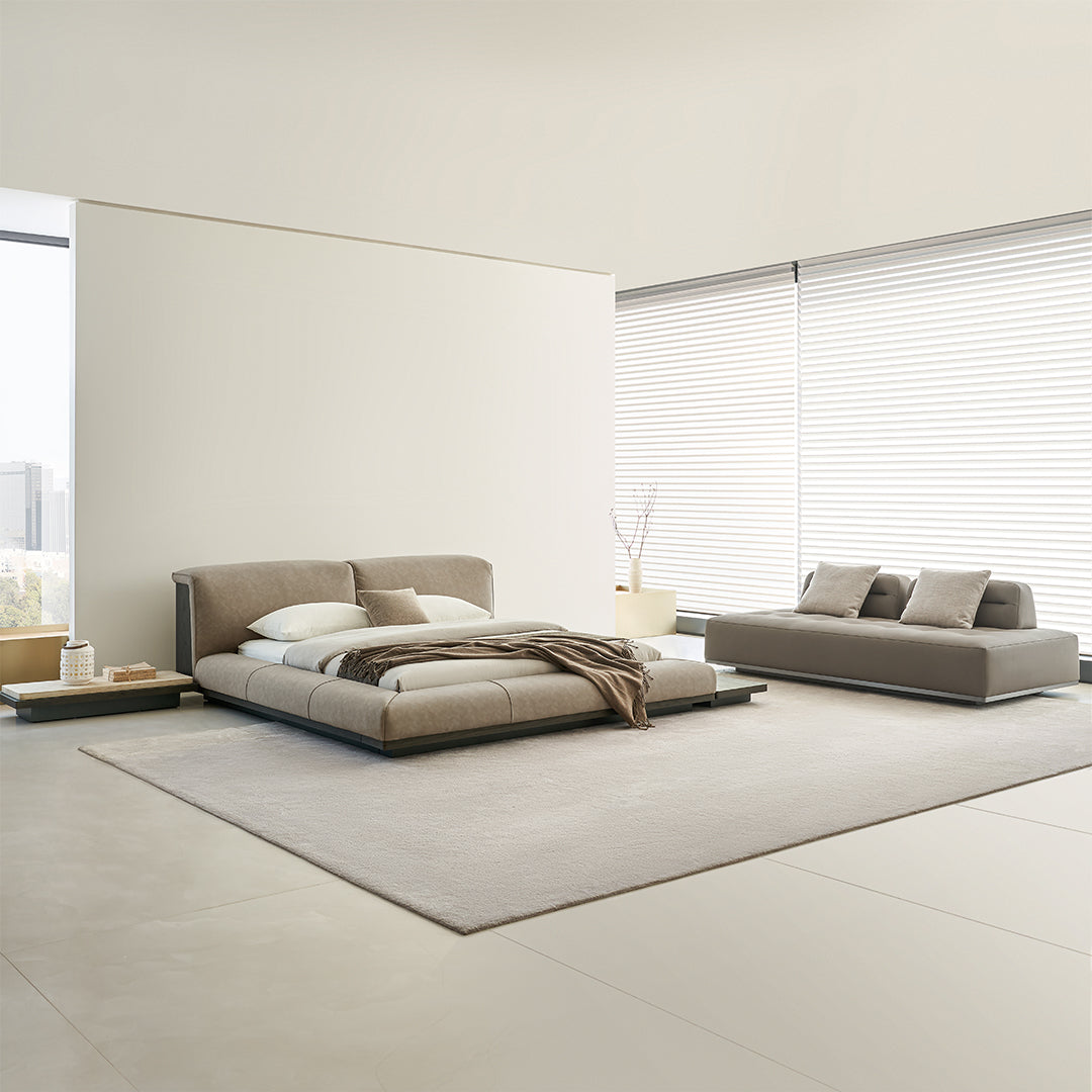 Pre-order 120 Days Delivery Miya King Size Bed - AMBO-C80251 -  Bedsteads - ebarza Furniture UAE | Shop Modern Furniture in Abu Dhabi & Dubai - مفروشات ايبازرا في الامارات | تسوق اثاث عصري وديكورات مميزة في دبي وابوظبي