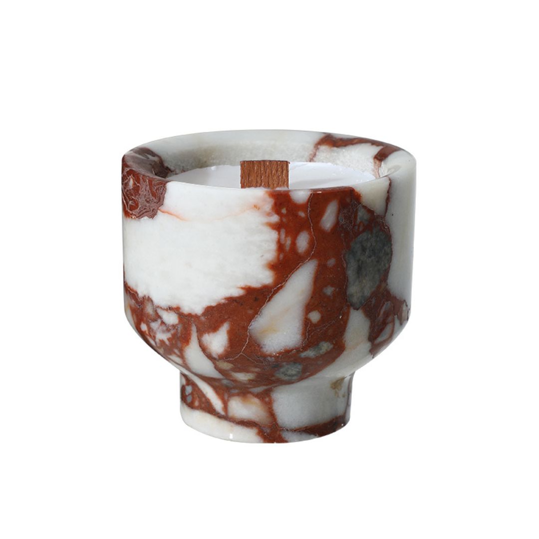 Volcano Natural Stone Candle Cup - FF-T25014 -  Candles - ebarza Furniture UAE | Shop Modern Furniture in Abu Dhabi & Dubai - مفروشات ايبازرا في الامارات | تسوق اثاث عصري وديكورات مميزة في دبي وابوظبي