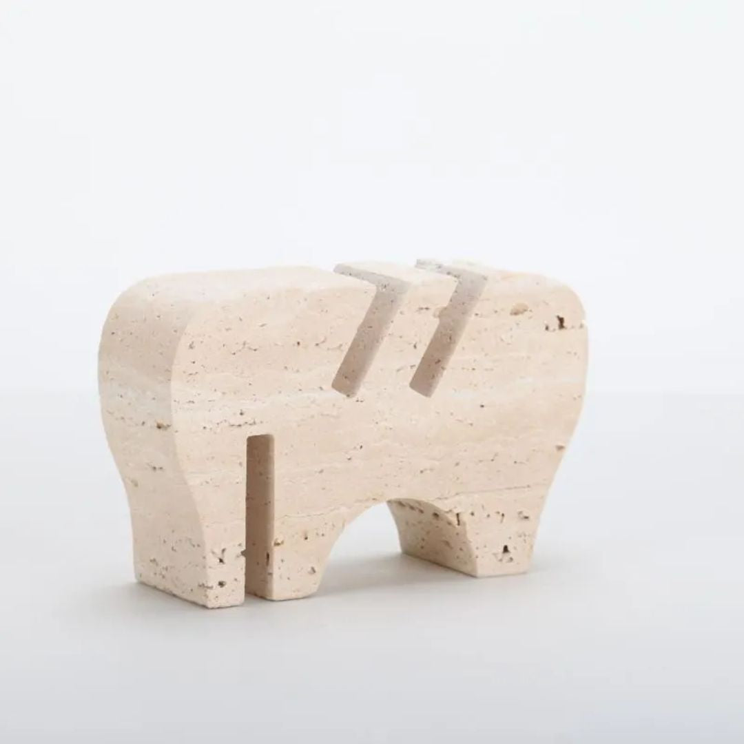 Nature’s Touch-Stone Card Holder for Elegant Desk Organization KH3003 -  Home Decor Figurines - ebarza Furniture UAE | Shop Modern Furniture in Abu Dhabi & Dubai - مفروشات ايبازرا في الامارات | تسوق اثاث عصري وديكورات مميزة في دبي وابوظبي