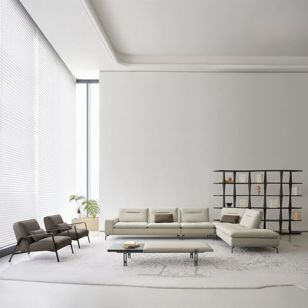 Pre-order 75 Days Delivery Nexus 2 Seater Left Arm Modular Sofa - AMF-S180 -  Sofas - ebarza Furniture UAE | Shop Modern Furniture in Abu Dhabi & Dubai - مفروشات ايبازرا في الامارات | تسوق اثاث عصري وديكورات مميزة في دبي وابوظبي