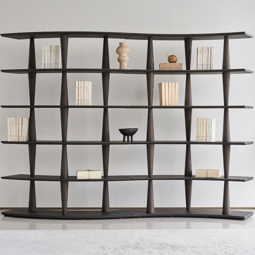 Nexus Shelf Ash Wood Italian Grey - BMS-SJ-517 -  Shelves - ebarza Furniture UAE | Shop Modern Furniture in Abu Dhabi & Dubai - مفروشات ايبازرا في الامارات | تسوق اثاث عصري وديكورات مميزة في دبي وابوظبي