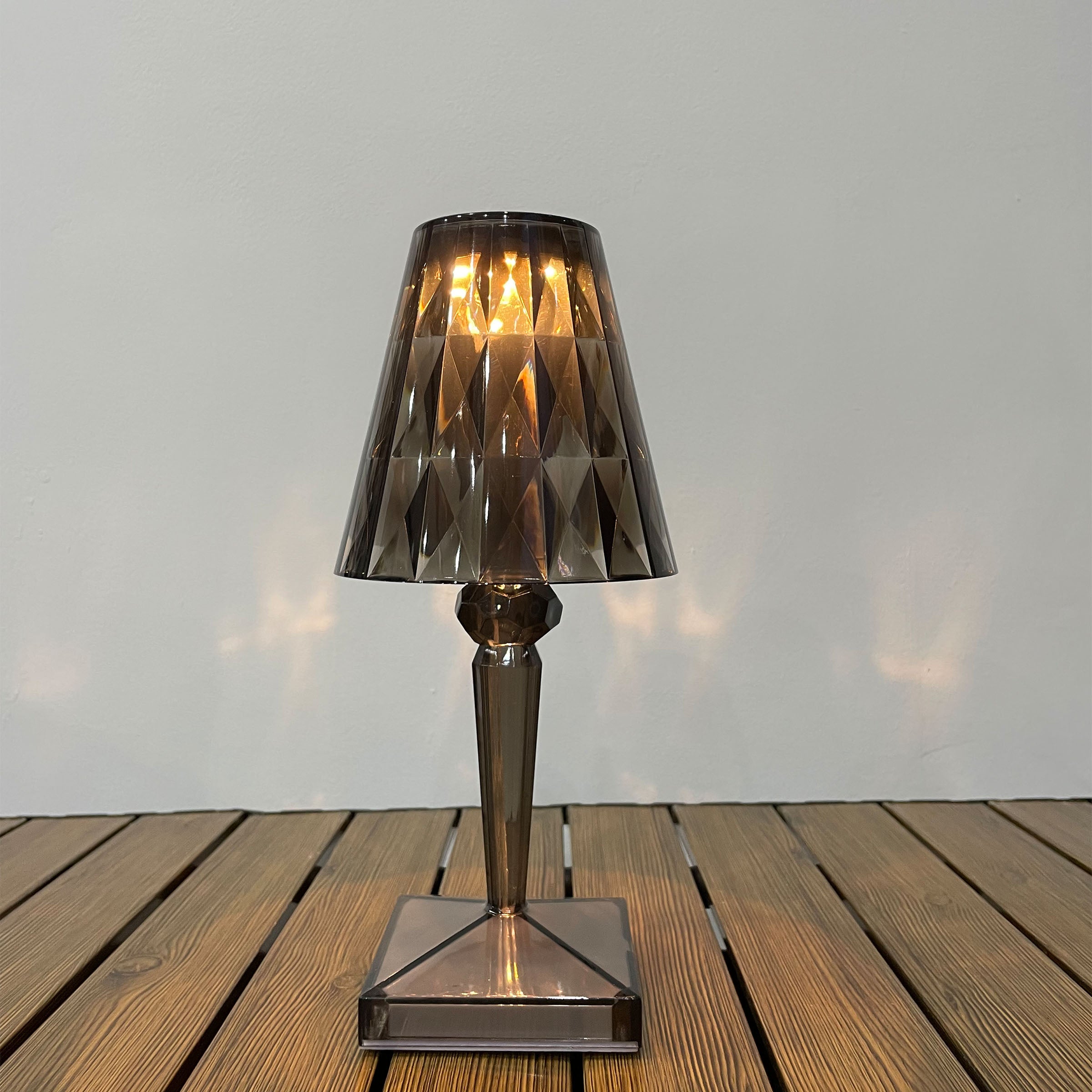 Night Light Smoke Black Table Lamp HTD-INL78515 BLCK -  Desk\table Lamps - ebarza Furniture UAE | Shop Modern Furniture in Abu Dhabi & Dubai - مفروشات ايبازرا في الامارات | تسوق اثاث عصري وديكورات مميزة في دبي وابوظبي