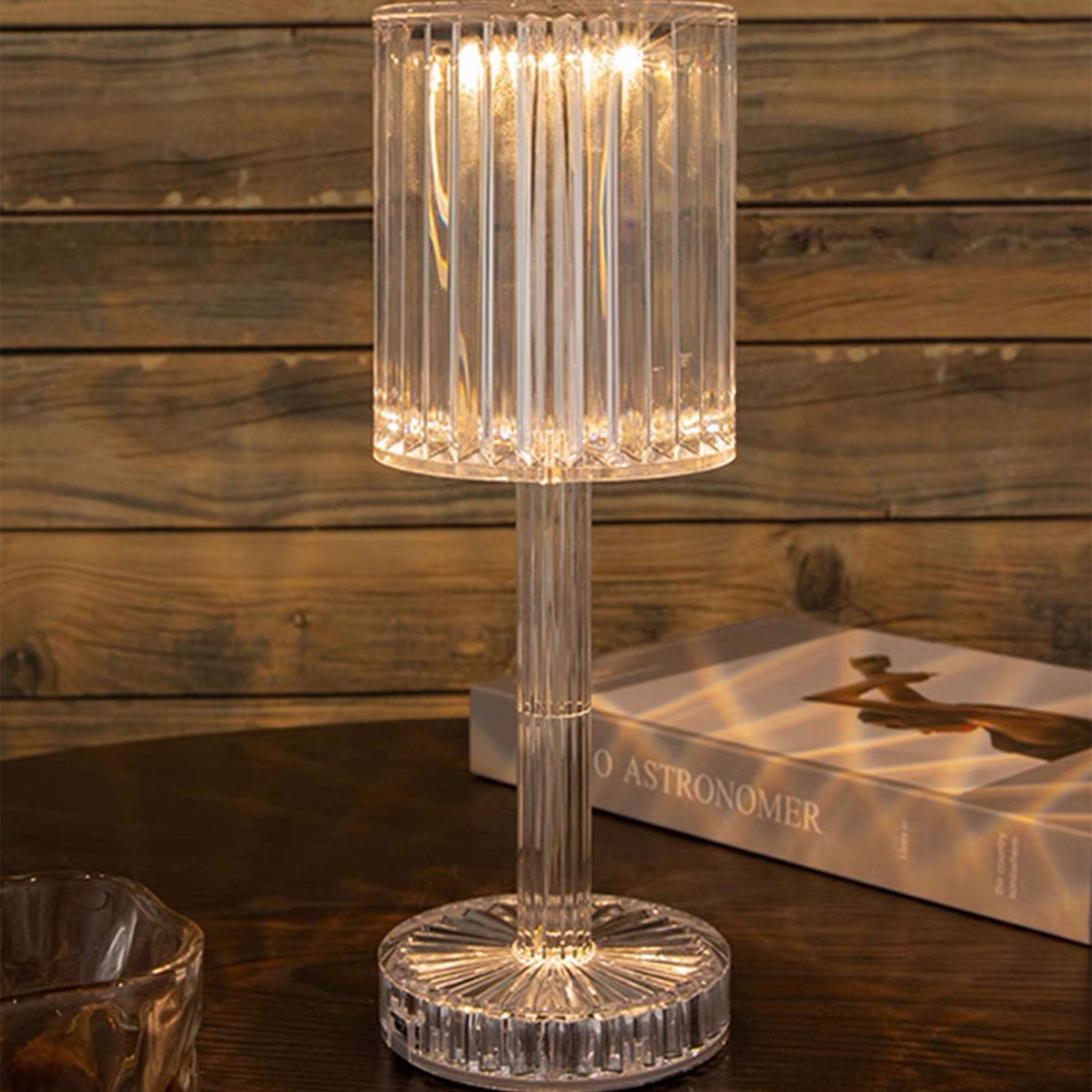 Night Light Transparent Table Lamp  HTD-INL062401 -  Desk\table Lamps - ebarza Furniture UAE | Shop Modern Furniture in Abu Dhabi & Dubai - مفروشات ايبازرا في الامارات | تسوق اثاث عصري وديكورات مميزة في دبي وابوظبي