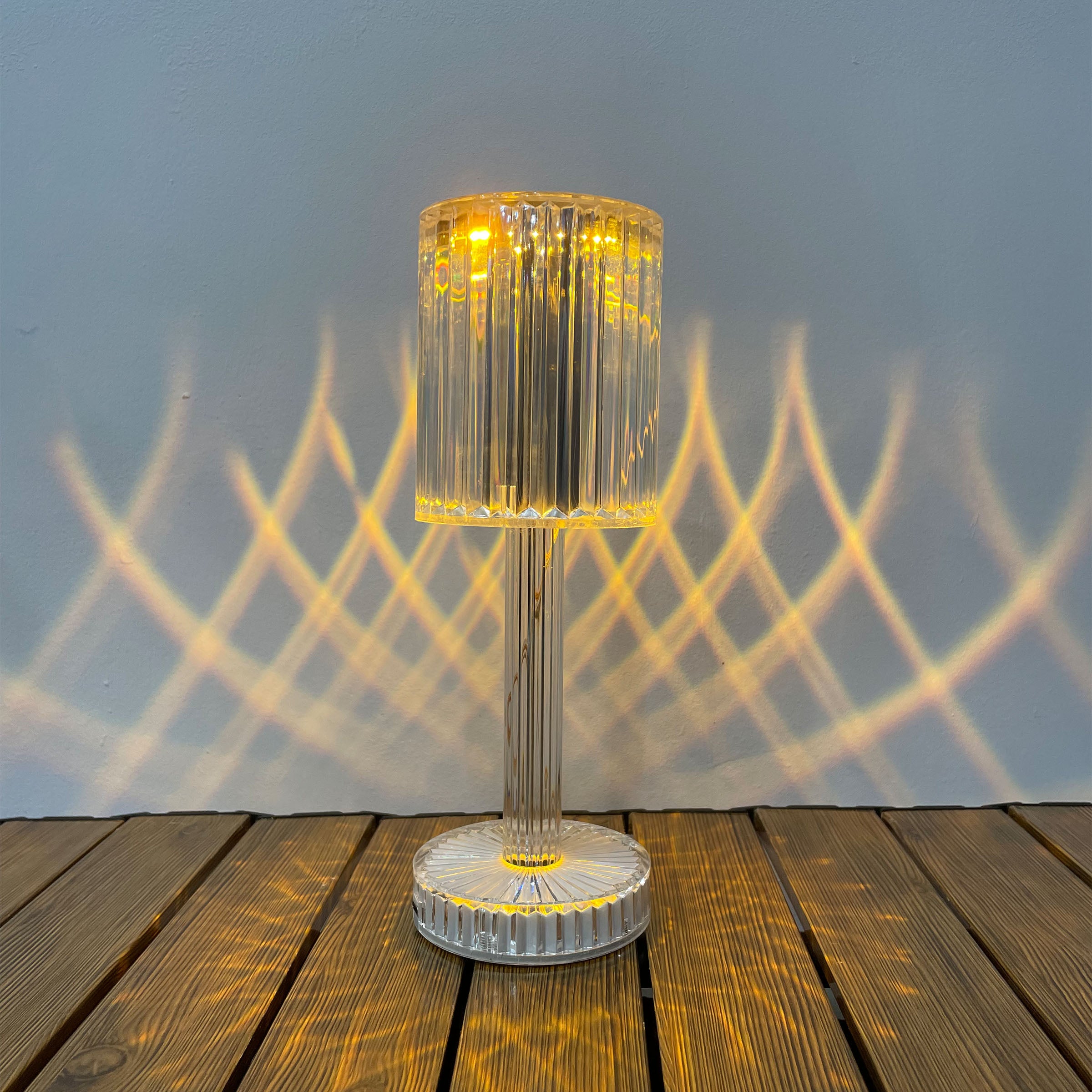 Night Light Transparent Table Lamp  HTD-INL062401 -  Desk\table Lamps - ebarza Furniture UAE | Shop Modern Furniture in Abu Dhabi & Dubai - مفروشات ايبازرا في الامارات | تسوق اثاث عصري وديكورات مميزة في دبي وابوظبي