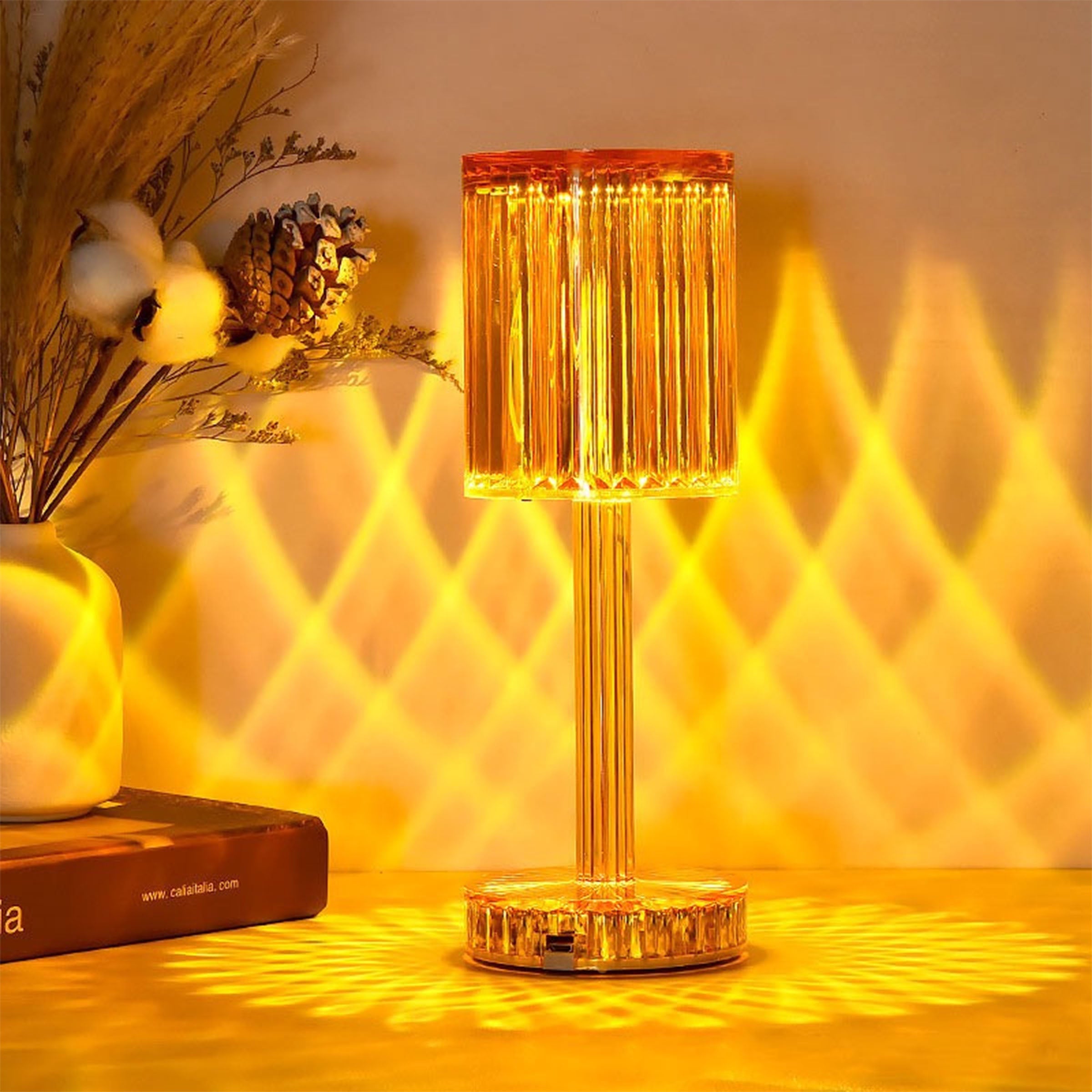Night Light Transparent Table Lamp  HTD-INL062401 -  Desk\table Lamps - ebarza Furniture UAE | Shop Modern Furniture in Abu Dhabi & Dubai - مفروشات ايبازرا في الامارات | تسوق اثاث عصري وديكورات مميزة في دبي وابوظبي