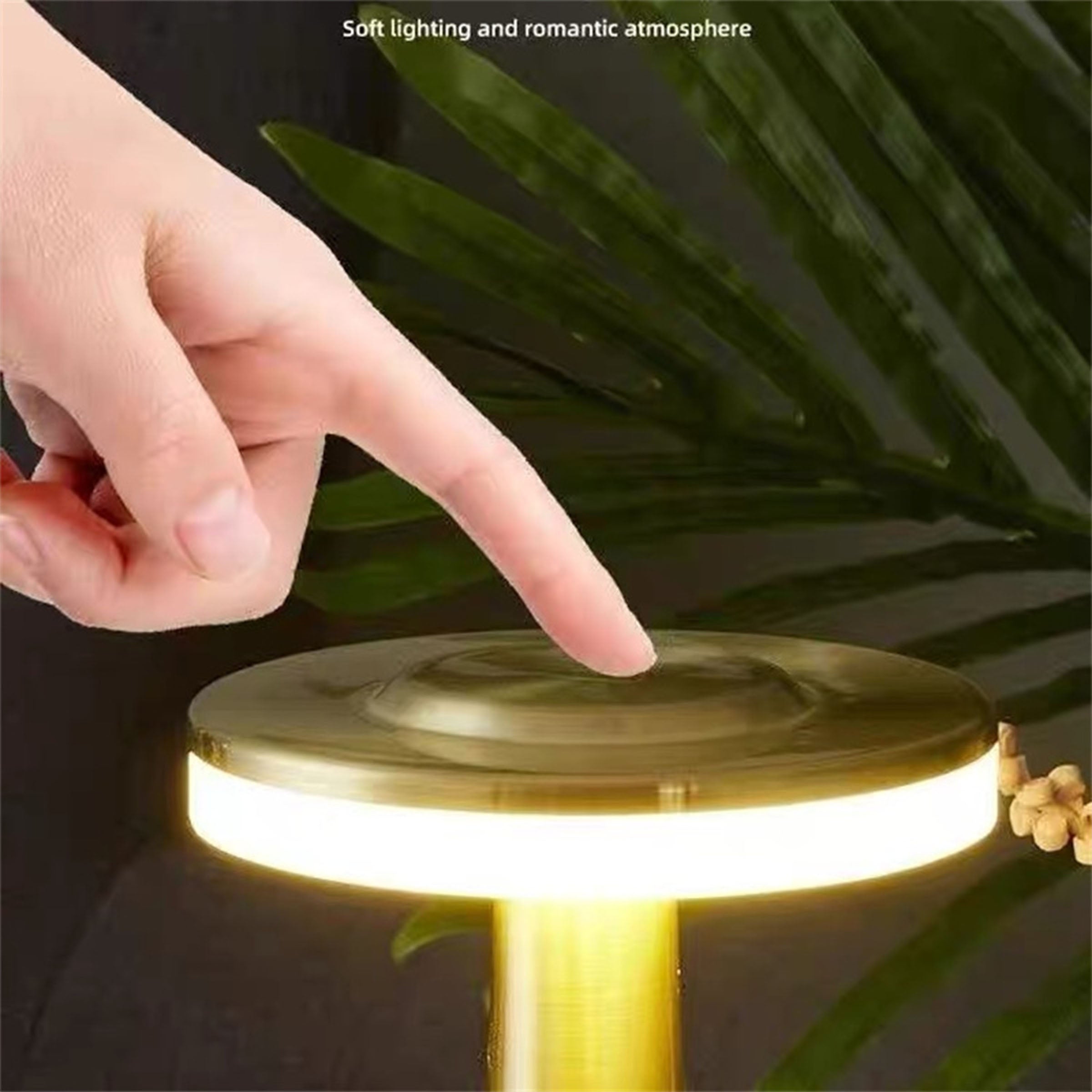 Pre-order 75 Days Delivery Night Light Silver Table Lamp HTD-INL10060 -  Desk\table Lamps - ebarza Furniture UAE | Shop Modern Furniture in Abu Dhabi & Dubai - مفروشات ايبازرا في الامارات | تسوق اثاث عصري وديكورات مميزة في دبي وابوظبي