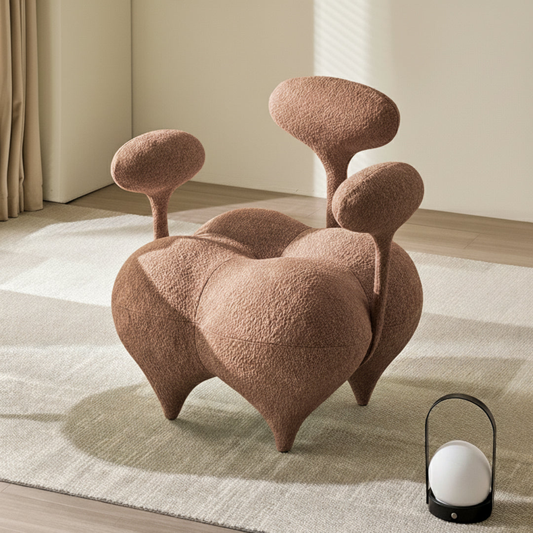 Nodus Lounge Chair PZ-666-L - Brown
