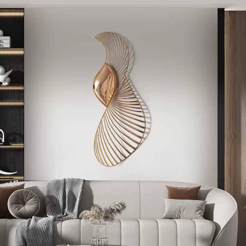 Pre-order 75 Days Delivery Hand Crafted Stainless Steel Artwork BG2021031 R.Gold -  Artwork - ebarza Furniture UAE | Shop Modern Furniture in Abu Dhabi & Dubai - مفروشات ايبازرا في الامارات | تسوق اثاث عصري وديكورات مميزة في دبي وابوظبي