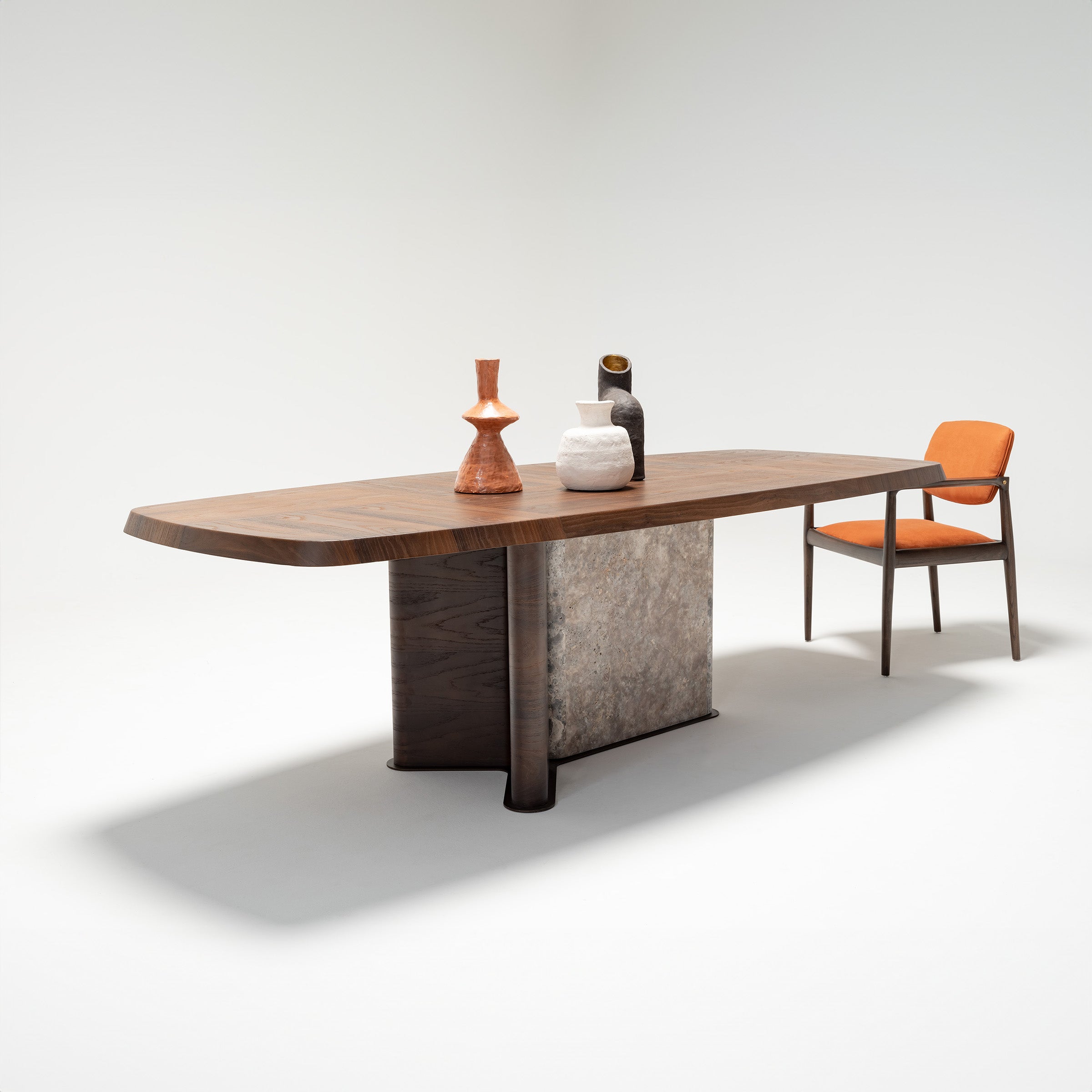 ODEON DINING TABLE 2.78 OD-DT-001 -  Dining Tables - ebarza Furniture UAE | Shop Modern Furniture in Abu Dhabi & Dubai - مفروشات ايبازرا في الامارات | تسوق اثاث عصري وديكورات مميزة في دبي وابوظبي