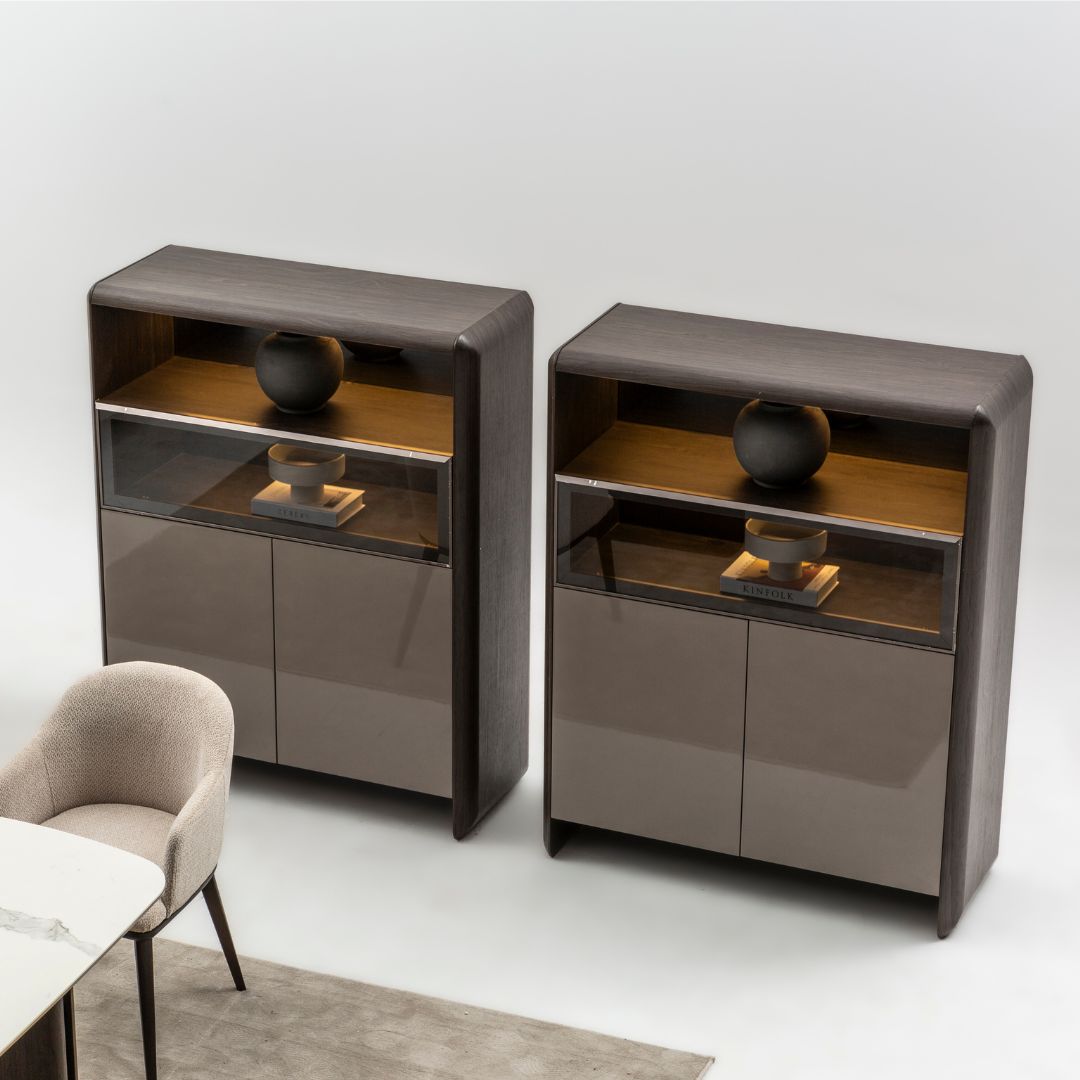 ORCA SHOWCASE CABINET MES-SHOWCASE003 -  Cabinets - ebarza Furniture UAE | Shop Modern Furniture in Abu Dhabi & Dubai - مفروشات ايبازرا في الامارات | تسوق اثاث عصري وديكورات مميزة في دبي وابوظبي