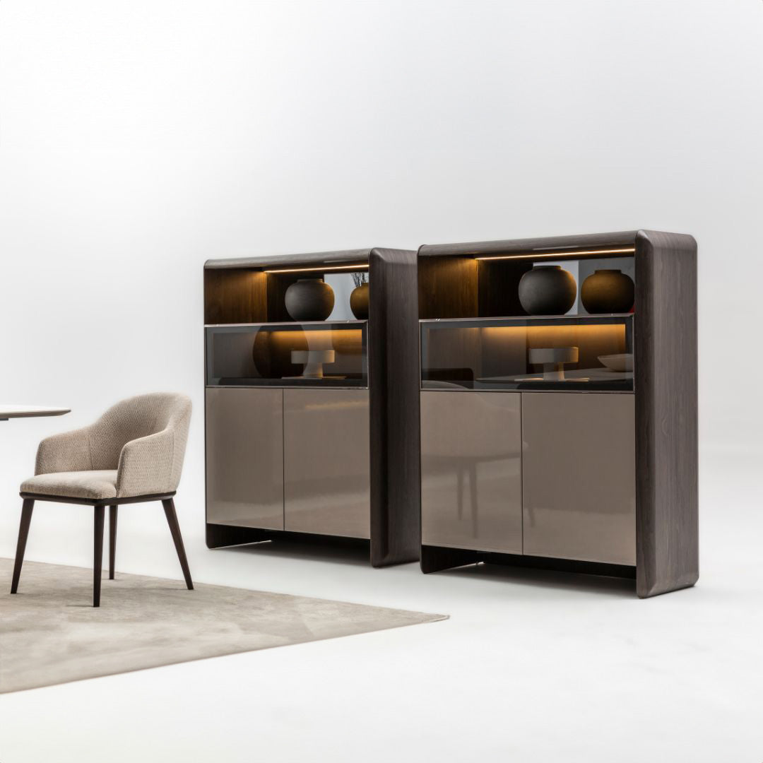 ORCA SHOWCASE CABINET MES-SHOWCASE003 -  Cabinets - ebarza Furniture UAE | Shop Modern Furniture in Abu Dhabi & Dubai - مفروشات ايبازرا في الامارات | تسوق اثاث عصري وديكورات مميزة في دبي وابوظبي