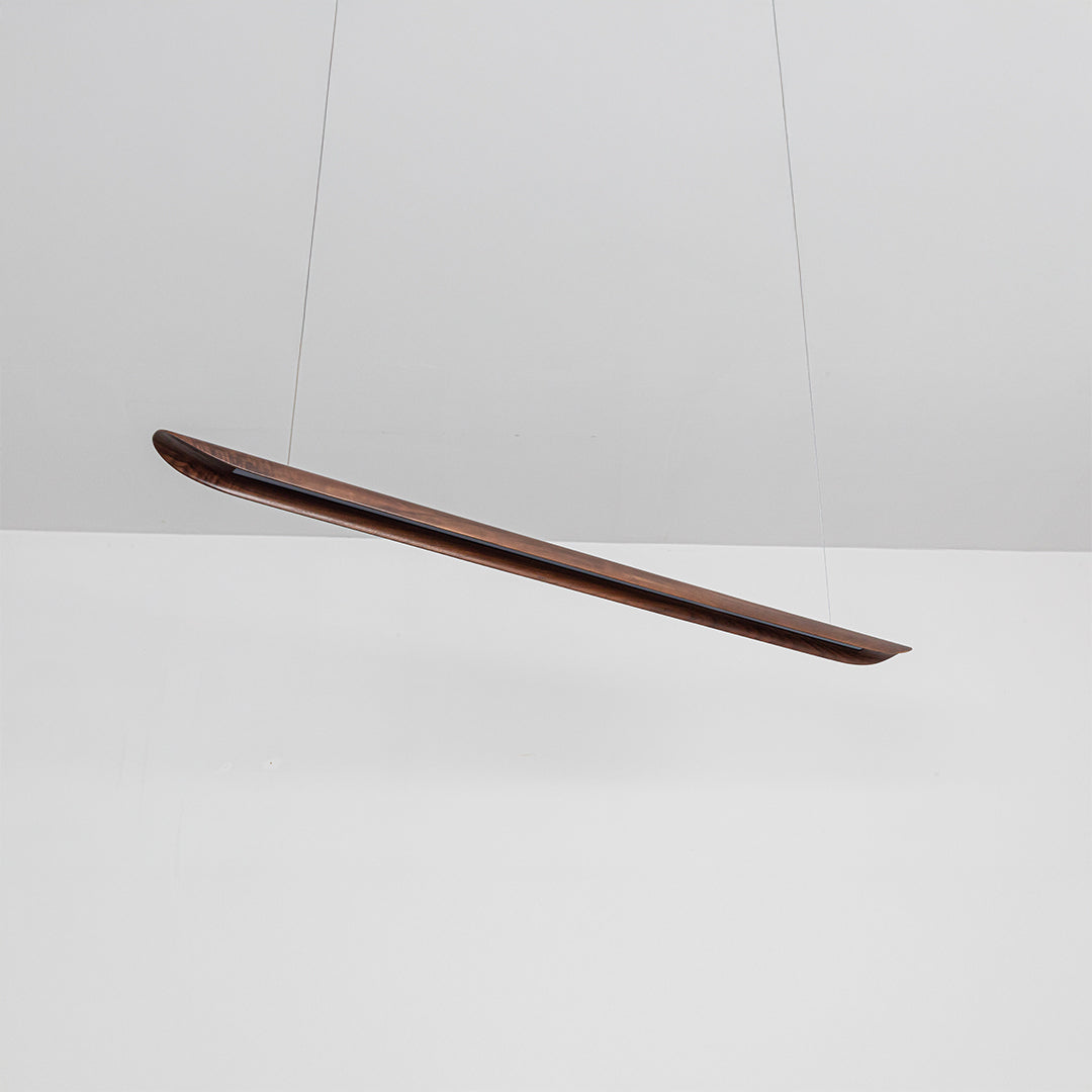 OakAura LED Linear Light Pendant Lamp - MYCP-WP-Walnut-1600 -  Pendant Lamps - ebarza Furniture UAE | Shop Modern Furniture in Abu Dhabi & Dubai - مفروشات ايبازرا في الامارات | تسوق اثاث عصري وديكورات مميزة في دبي وابوظبي