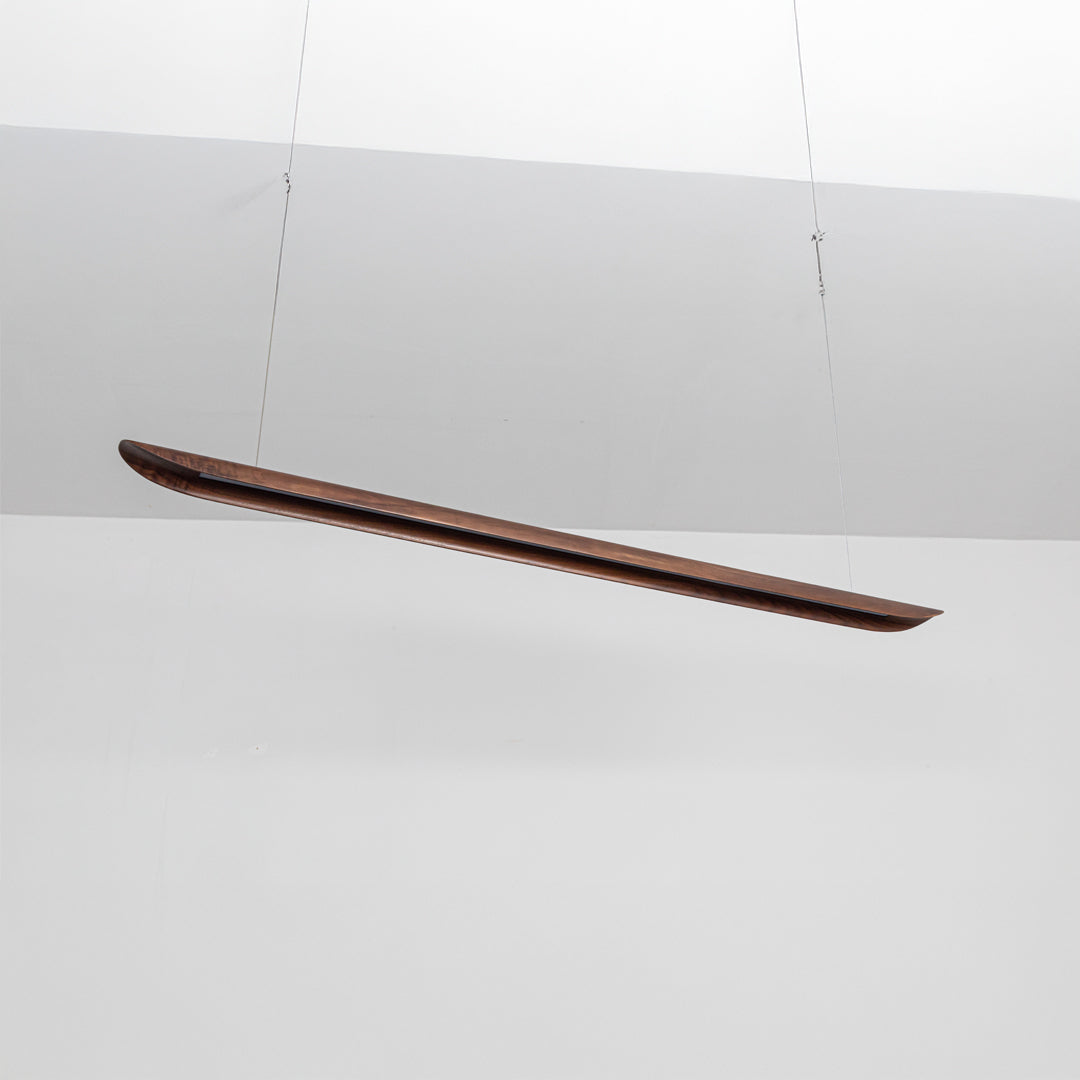 OakAura LED Linear Light Pendant Lamp - MYCP-WP-Walnut-1600 -  Pendant Lamps - ebarza Furniture UAE | Shop Modern Furniture in Abu Dhabi & Dubai - مفروشات ايبازرا في الامارات | تسوق اثاث عصري وديكورات مميزة في دبي وابوظبي