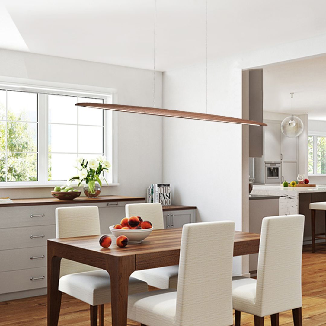 OakAura LED Linear Light Pendant Lamp - MYCP-WP-Walnut-1600 -  Pendant Lamps - ebarza Furniture UAE | Shop Modern Furniture in Abu Dhabi & Dubai - مفروشات ايبازرا في الامارات | تسوق اثاث عصري وديكورات مميزة في دبي وابوظبي