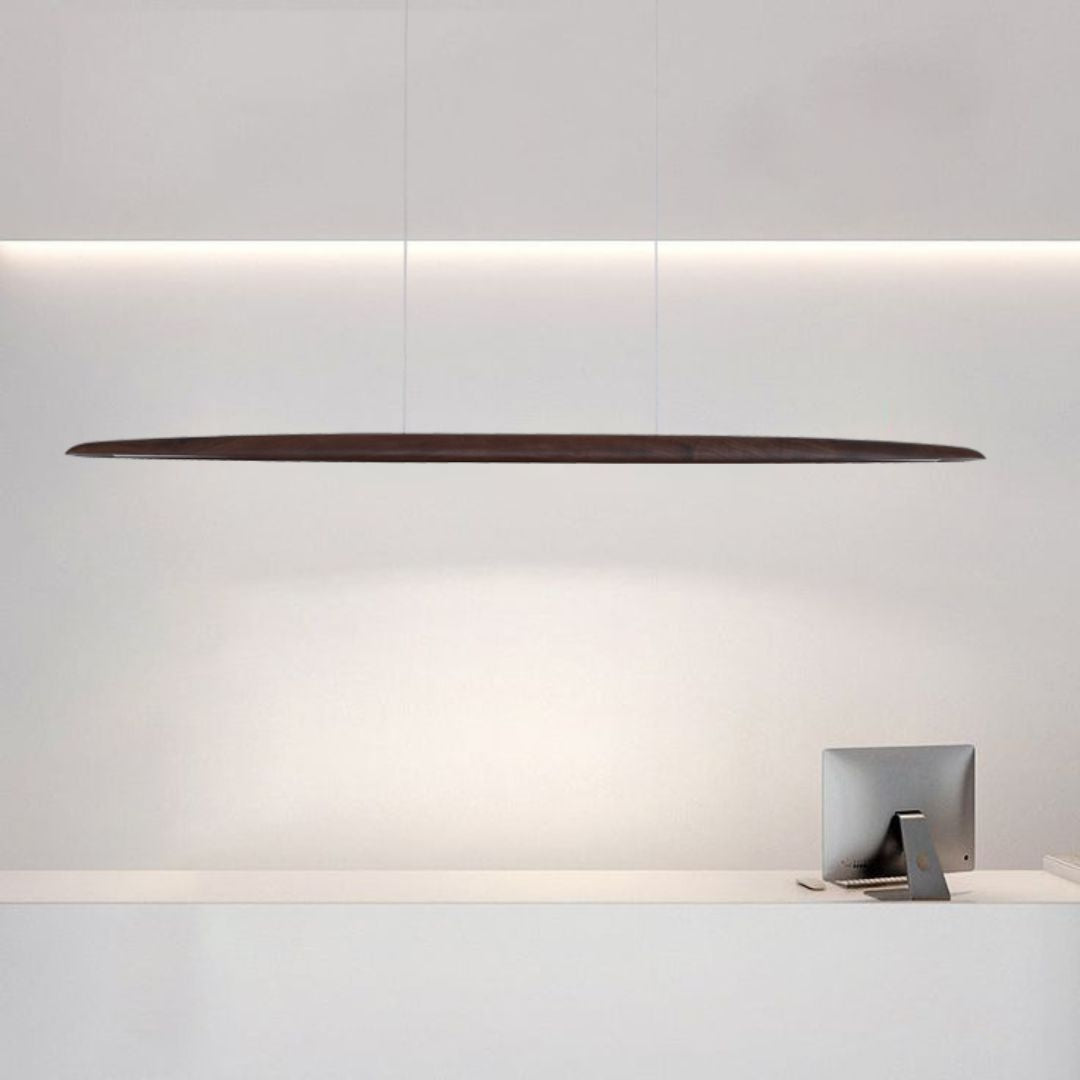 OakAura LED Linear Light Pendant Lamp - MYCP-WP-Walnut-1600 -  Pendant Lamps - ebarza Furniture UAE | Shop Modern Furniture in Abu Dhabi & Dubai - مفروشات ايبازرا في الامارات | تسوق اثاث عصري وديكورات مميزة في دبي وابوظبي