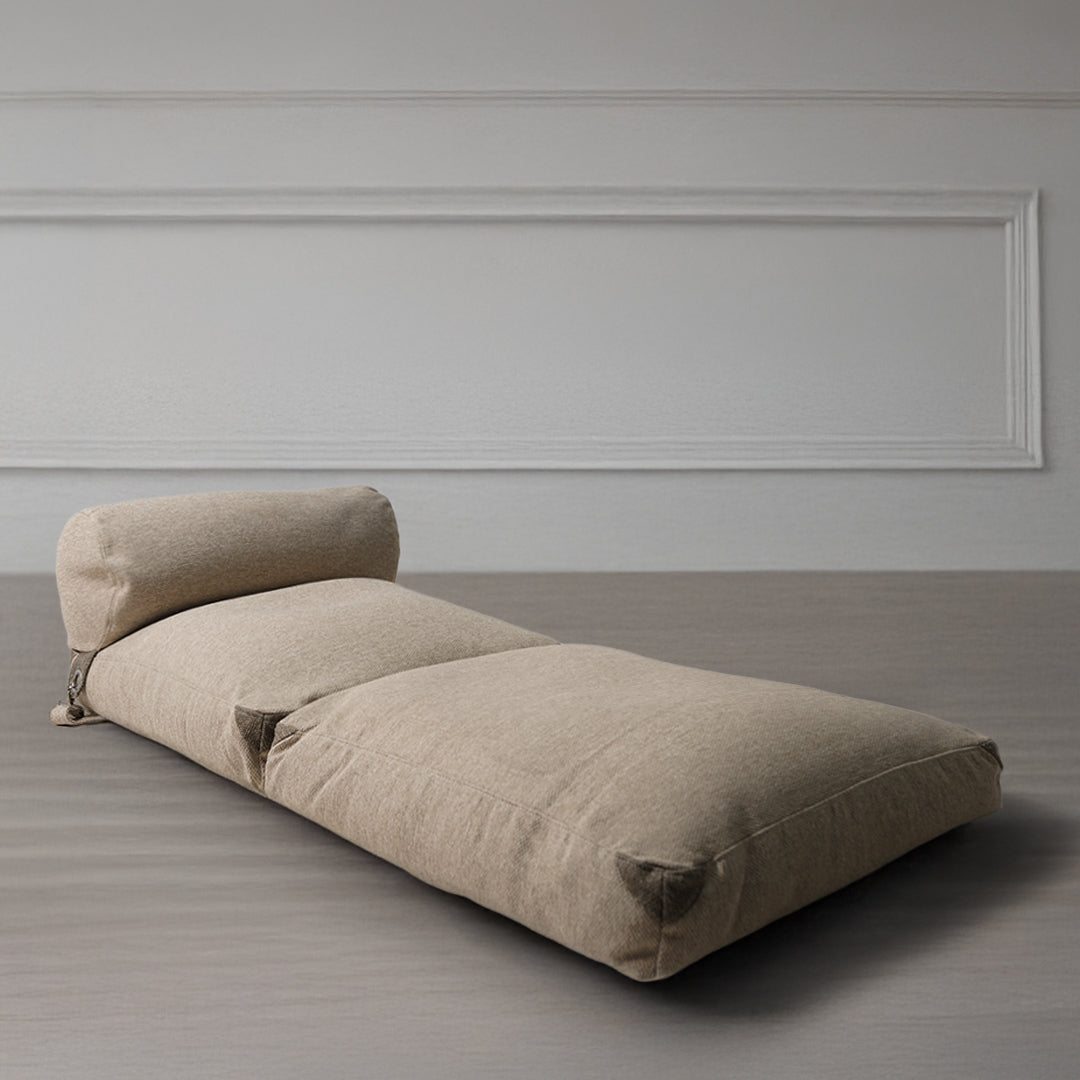La-Concha Brown/Beige Sunproof 100% Olefin Bean Bag -  311-BB -  Bean Bag - ebarza Furniture UAE | Shop Modern Furniture in Abu Dhabi & Dubai - مفروشات ايبازرا في الامارات | تسوق اثاث عصري وديكورات مميزة في دبي وابوظبي