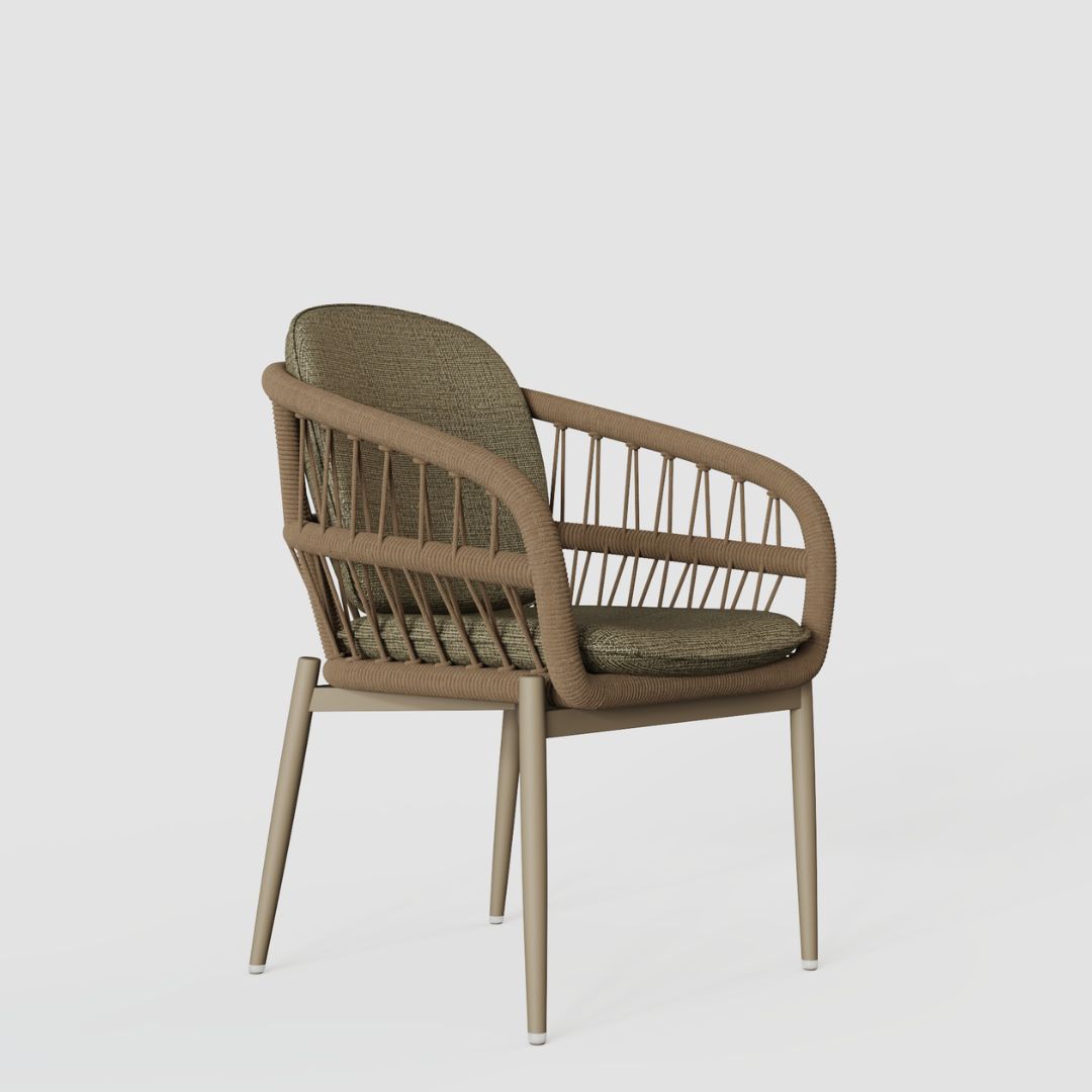 Outdoor Dining Chair BP4039 -  Outdoor Chairs - ebarza Furniture UAE | Shop Modern Furniture in Abu Dhabi & Dubai - مفروشات ايبازرا في الامارات | تسوق اثاث عصري وديكورات مميزة في دبي وابوظبي