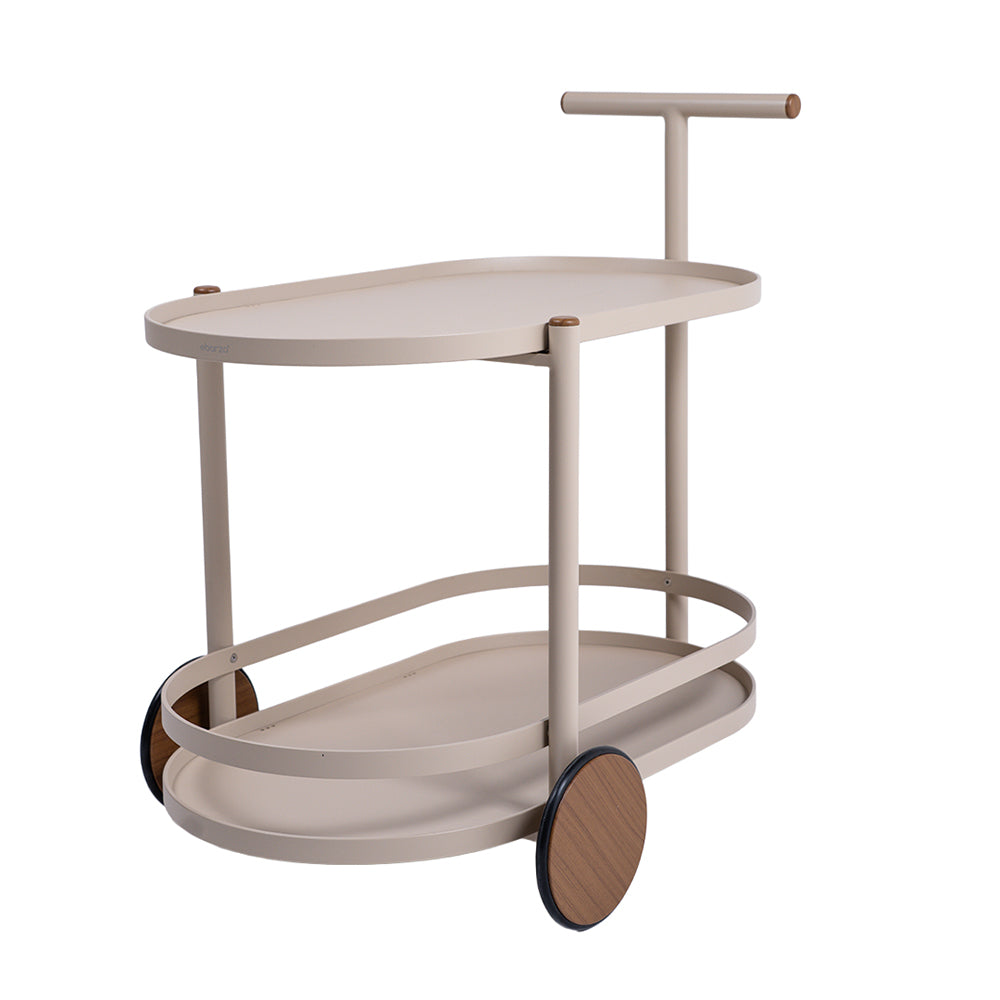 PIPE BAR CART KT8503N42ALU -  Trolley - ebarza Furniture UAE | Shop Modern Furniture in Abu Dhabi & Dubai - مفروشات ايبازرا في الامارات | تسوق اثاث عصري وديكورات مميزة في دبي وابوظبي