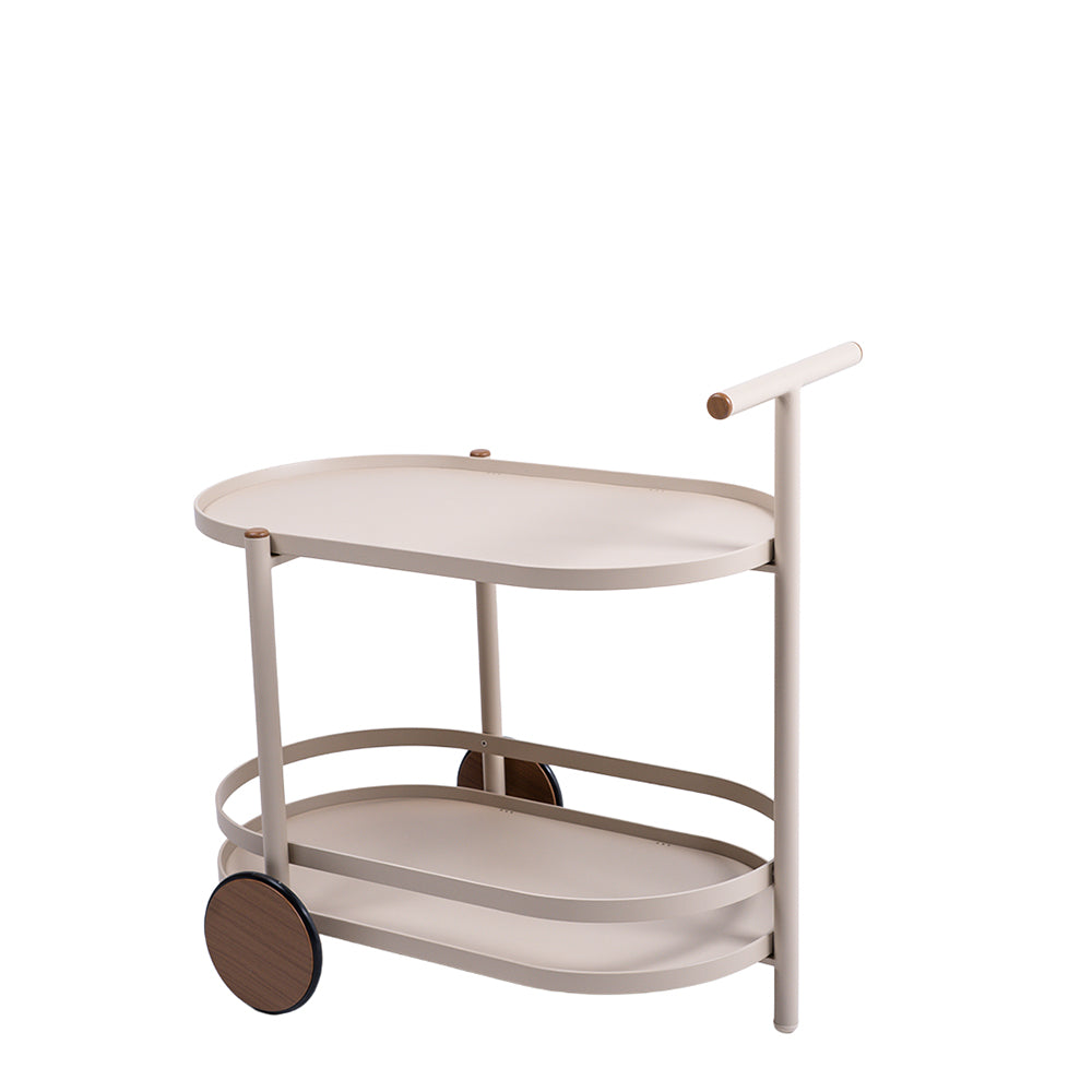 PIPE BAR CART KT8503N42ALU -  Trolley - ebarza Furniture UAE | Shop Modern Furniture in Abu Dhabi & Dubai - مفروشات ايبازرا في الامارات | تسوق اثاث عصري وديكورات مميزة في دبي وابوظبي