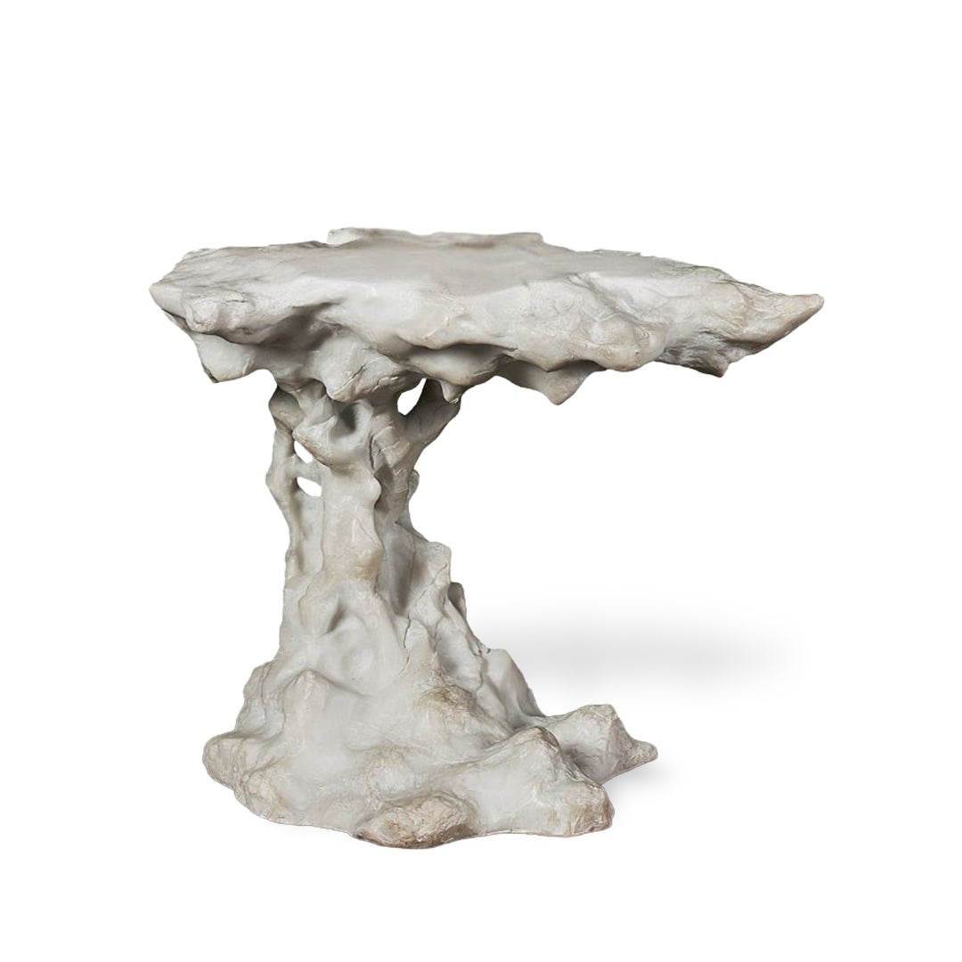 Pale Stone Side Table TL-0144 -  Side Tables - ebarza Furniture UAE | Shop Modern Furniture in Abu Dhabi & Dubai - مفروشات ايبازرا في الامارات | تسوق اثاث عصري وديكورات مميزة في دبي وابوظبي