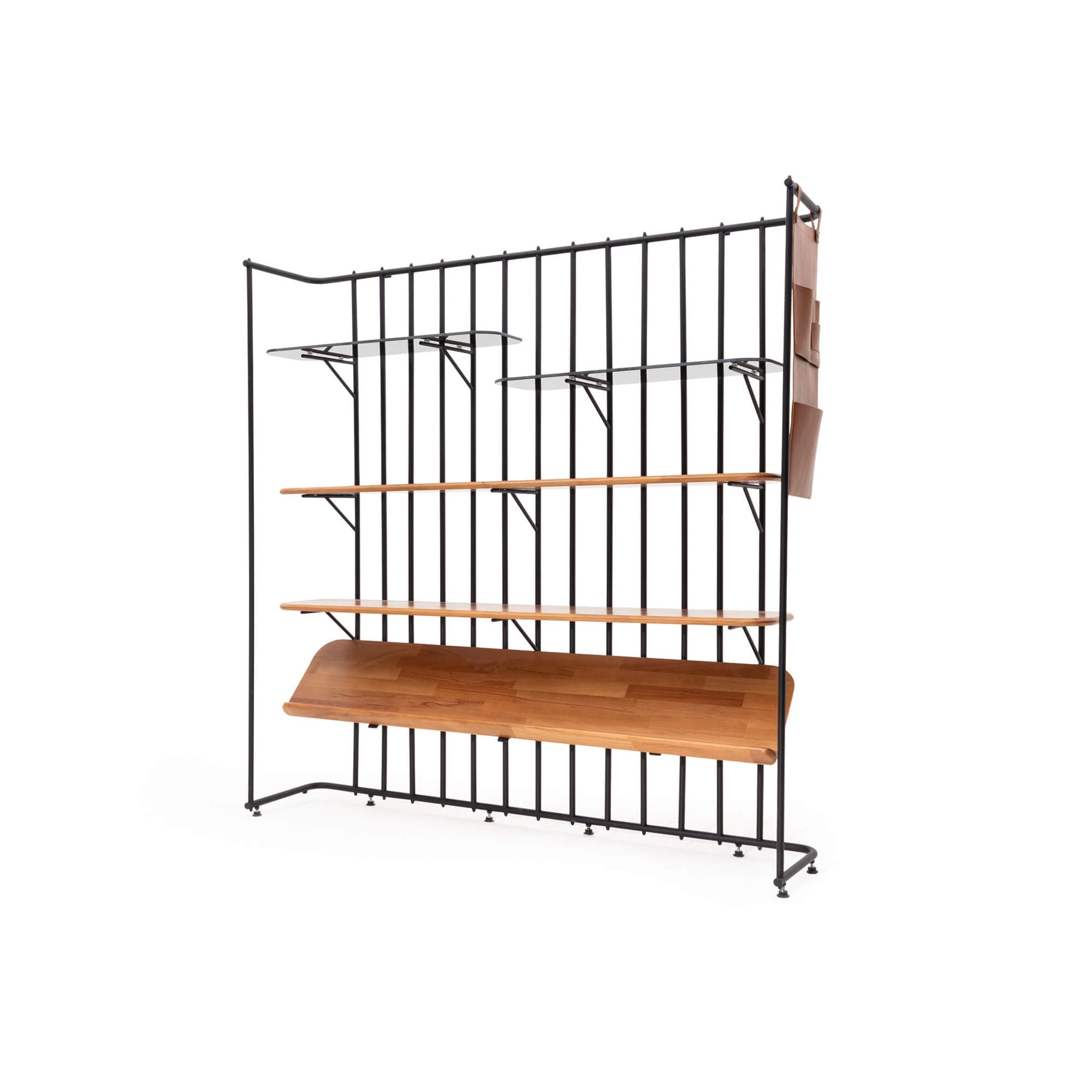 Pars Bookcase PB-001 -  Bookcases - ebarza Furniture UAE | Shop Modern Furniture in Abu Dhabi & Dubai - مفروشات ايبازرا في الامارات | تسوق اثاث عصري وديكورات مميزة في دبي وابوظبي
