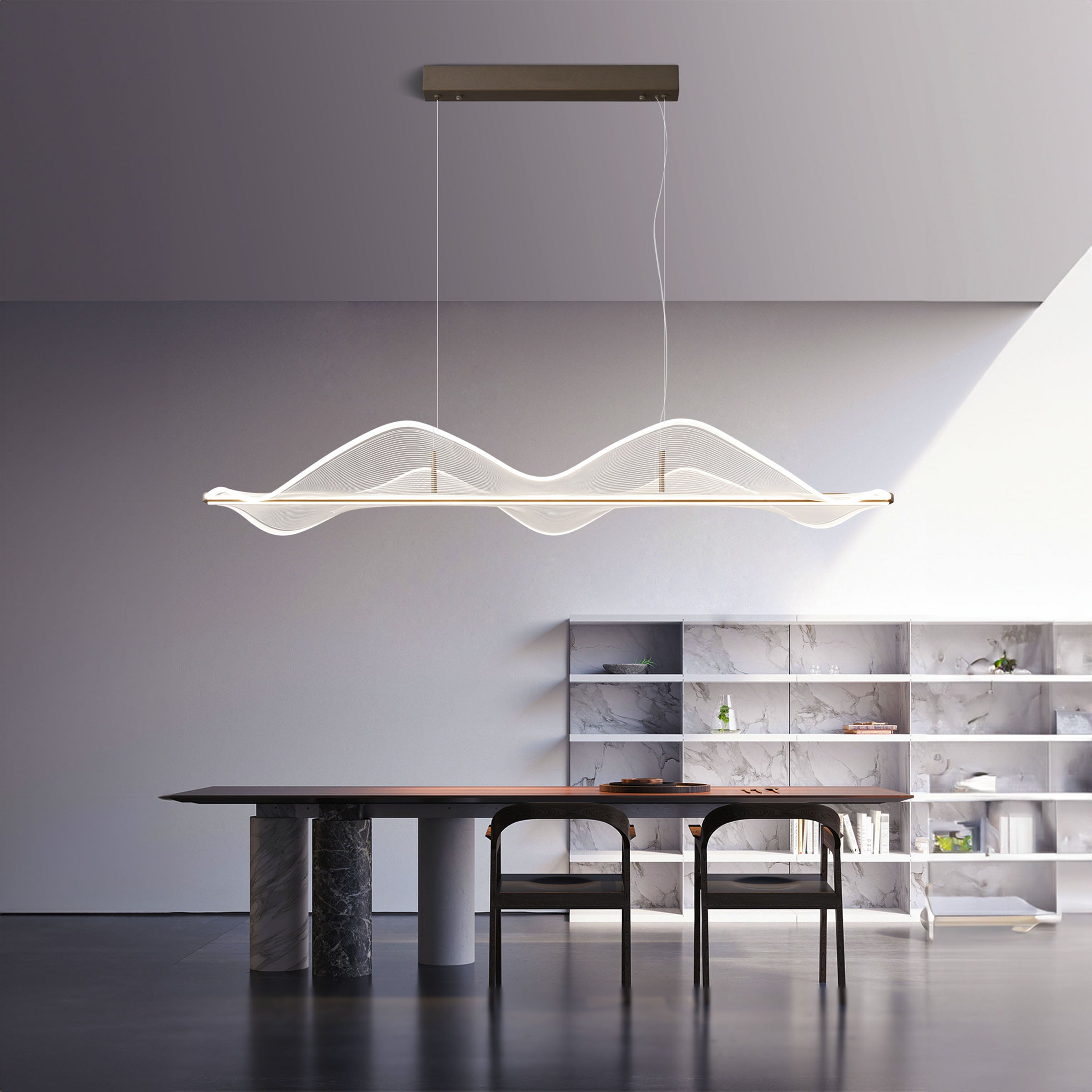 Cloud Pendant Lamp MA05819PB-001 -  Pendant Lamps - ebarza Furniture UAE | Shop Modern Furniture in Abu Dhabi & Dubai - مفروشات ايبازرا في الامارات | تسوق اثاث عصري وديكورات مميزة في دبي وابوظبي