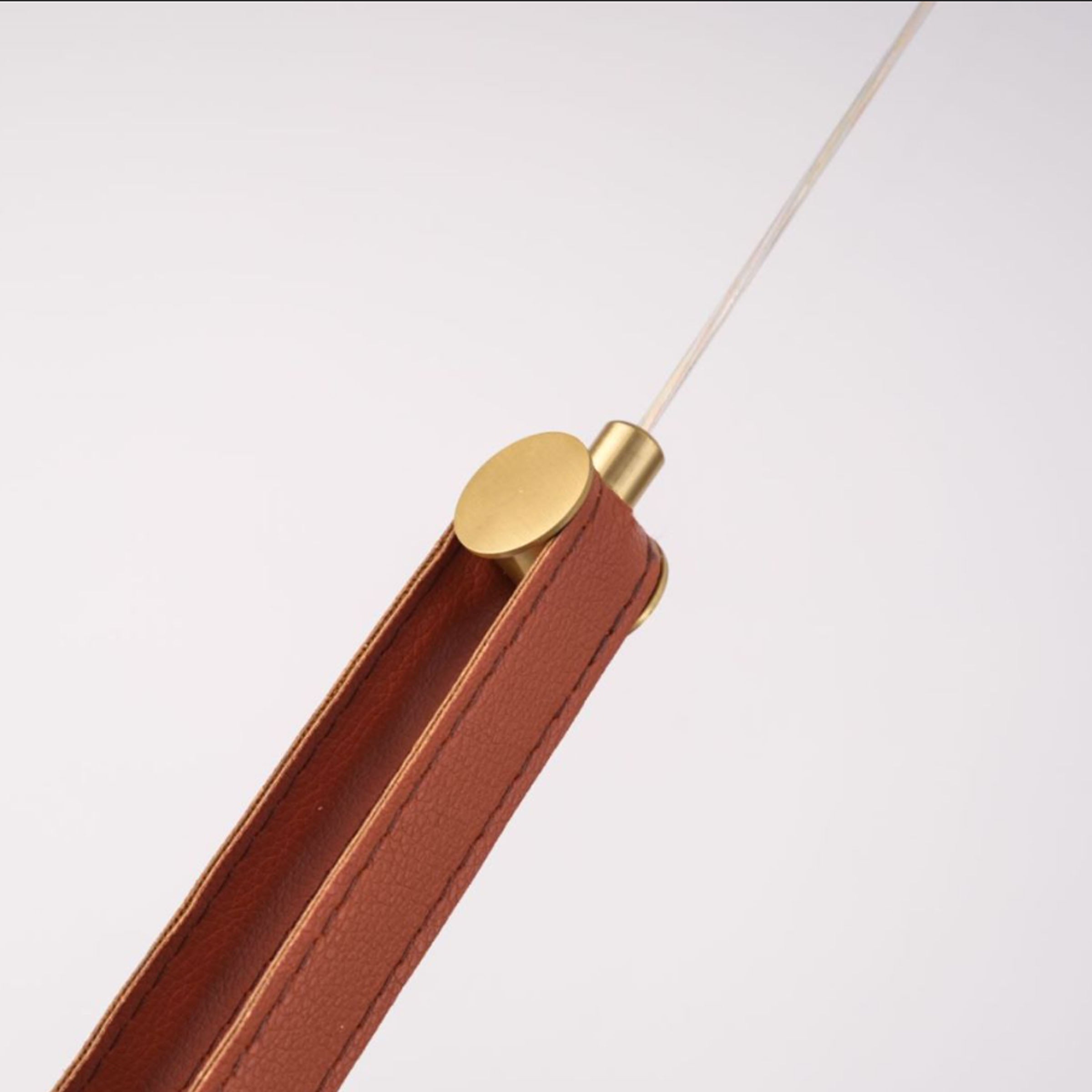 Pre-order 35 Days Delivery Aqua Gem Pendant Lamp Orange Leather Dia25CM CY-DD-1048-30 -  Pendant Lamps - ebarza Furniture UAE | Shop Modern Furniture in Abu Dhabi & Dubai - مفروشات ايبازرا في الامارات | تسوق اثاث عصري وديكورات مميزة في دبي وابوظبي