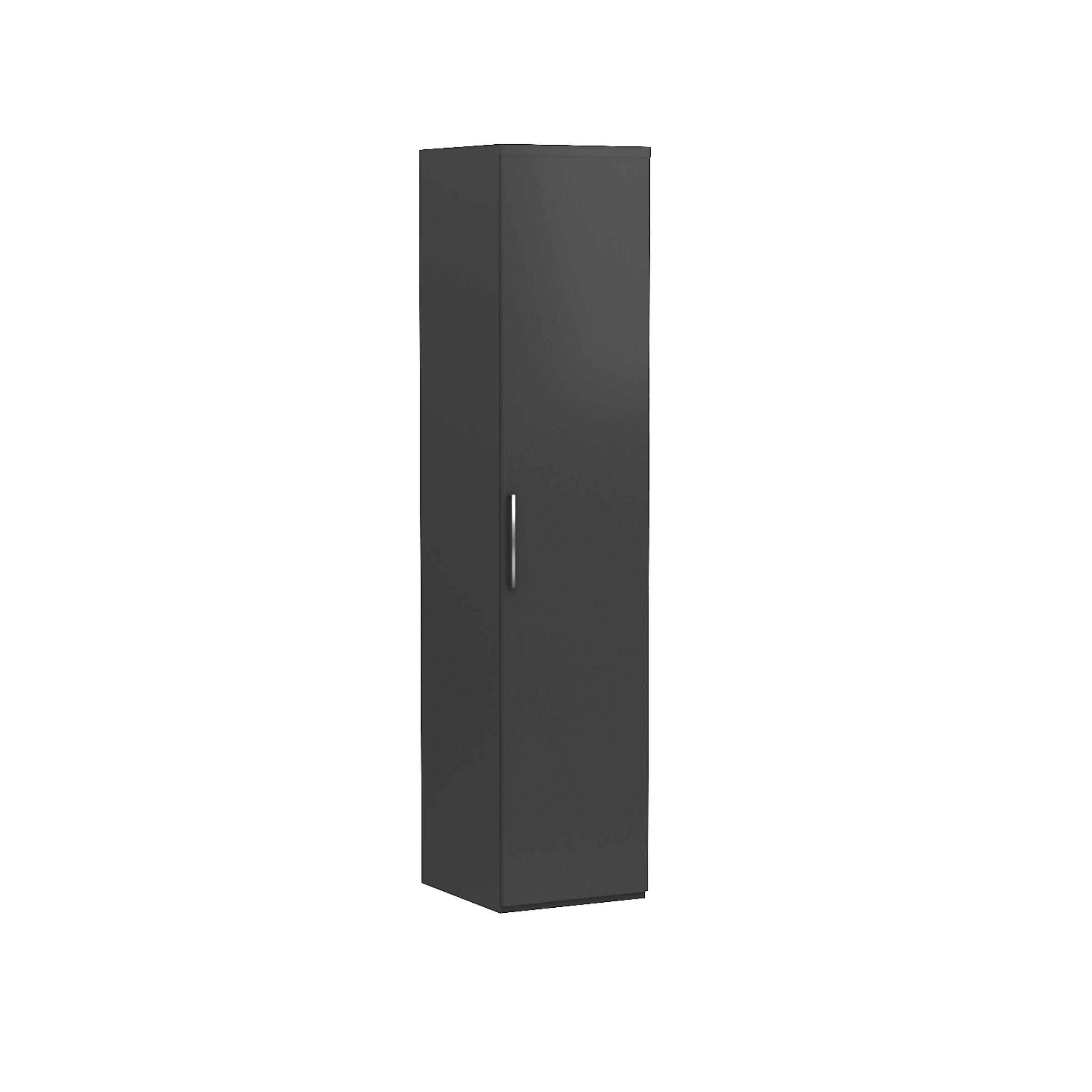 Nova Grey Royal Single cabinet ( Wardrobe as an attachment ) MLTMO-217 -  Bookcases - ebarza Furniture UAE | Shop Modern Furniture in Abu Dhabi & Dubai - مفروشات ايبازرا في الامارات | تسوق اثاث عصري وديكورات مميزة في دبي وابوظبي