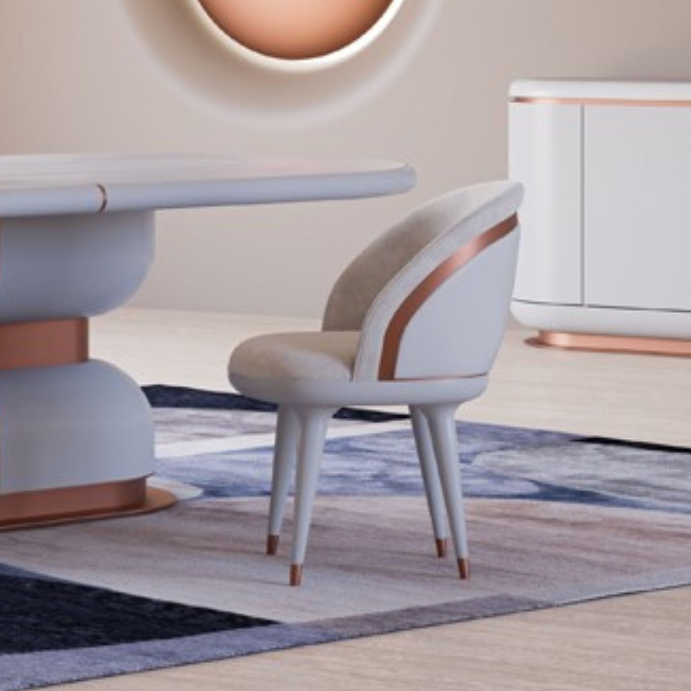 Display Item - Tulip Dining Chair  SANTLP001-YAS -  DISPLAY ITEM - ebarza Furniture UAE | Shop Modern Furniture in Abu Dhabi & Dubai - مفروشات ايبازرا في الامارات | تسوق اثاث عصري وديكورات مميزة في دبي وابوظبي