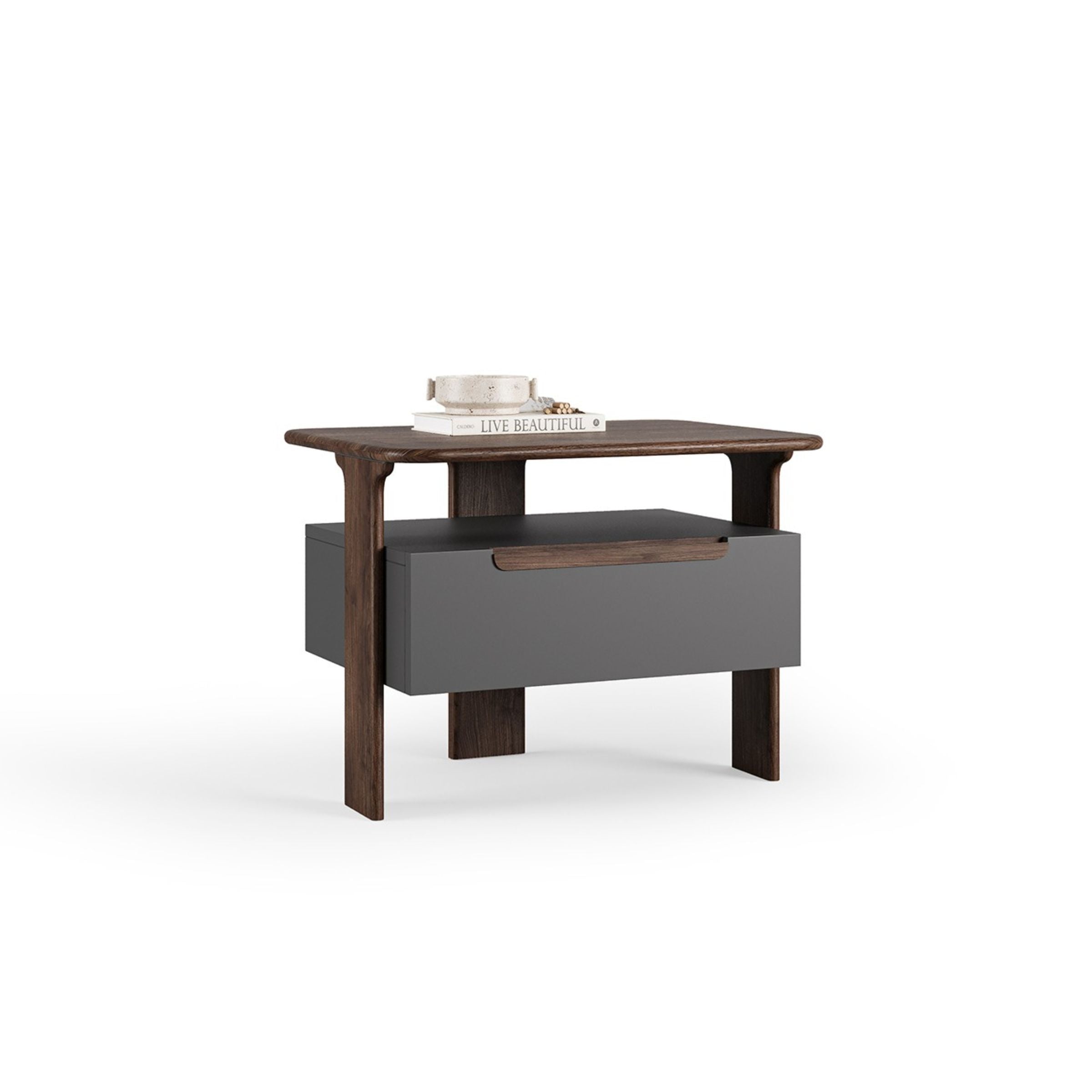 2X Lova Bedside Tables YOLVA-2NS -  Bedside Tables - ebarza Furniture UAE | Shop Modern Furniture in Abu Dhabi & Dubai - مفروشات ايبازرا في الامارات | تسوق اثاث عصري وديكورات مميزة في دبي وابوظبي