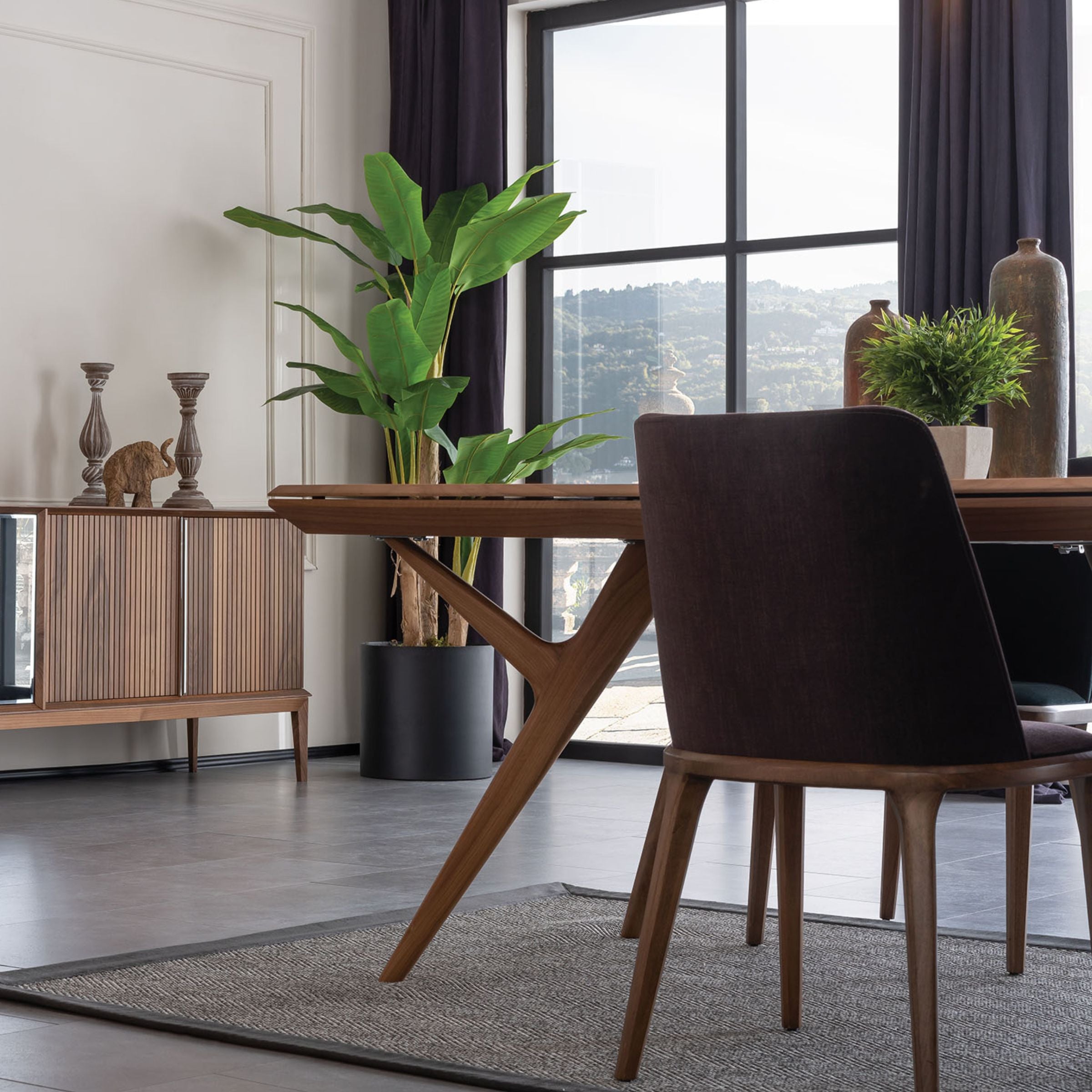 Aspendos Extendable Dining Table SBRN-ASPNDT -  Dining Tables - ebarza Furniture UAE | Shop Modern Furniture in Abu Dhabi & Dubai - مفروشات ايبازرا في الامارات | تسوق اثاث عصري وديكورات مميزة في دبي وابوظبي
