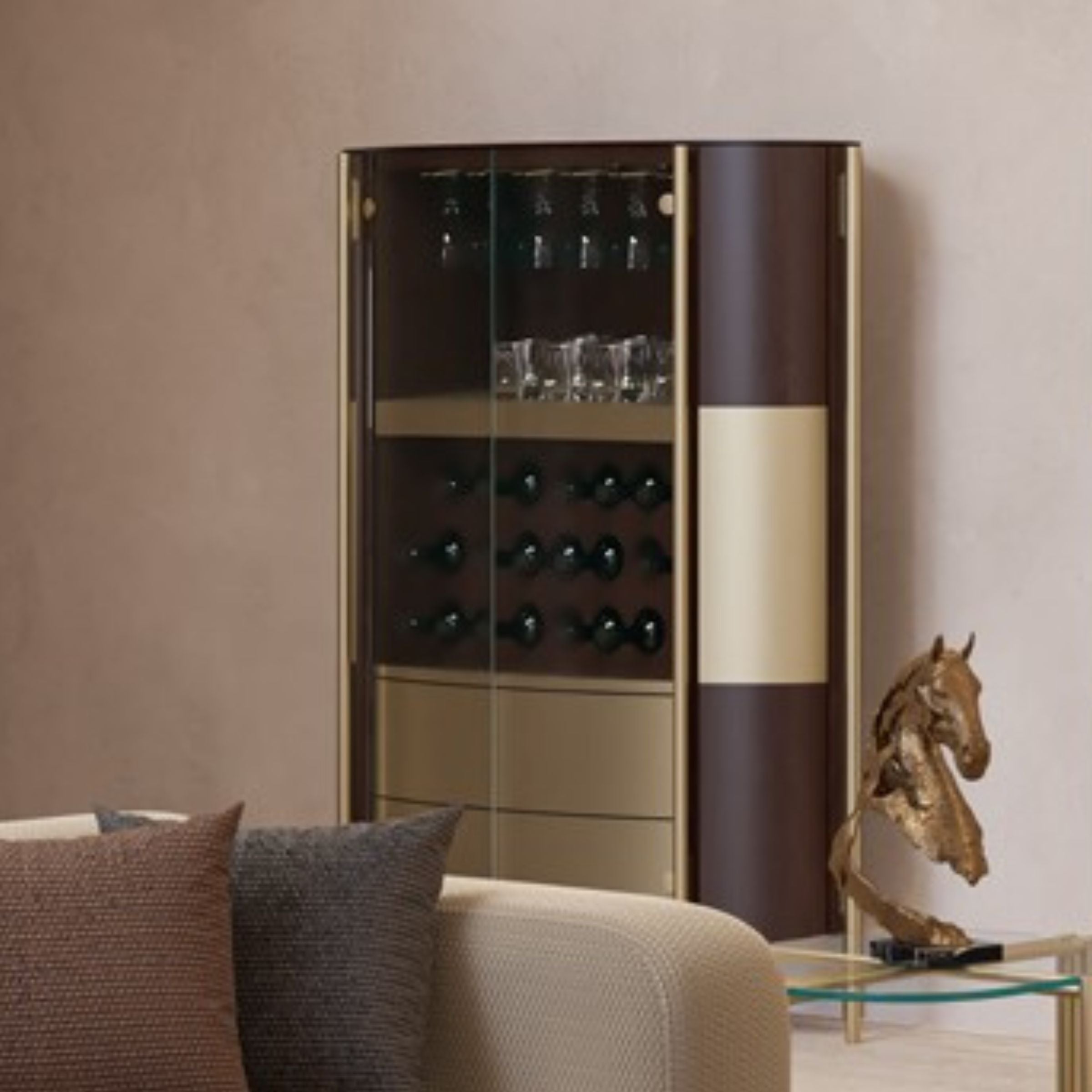 Vega  Cabinet VITVEG001 -  Shelves - ebarza Furniture UAE | Shop Modern Furniture in Abu Dhabi & Dubai - مفروشات ايبازرا في الامارات | تسوق اثاث عصري وديكورات مميزة في دبي وابوظبي