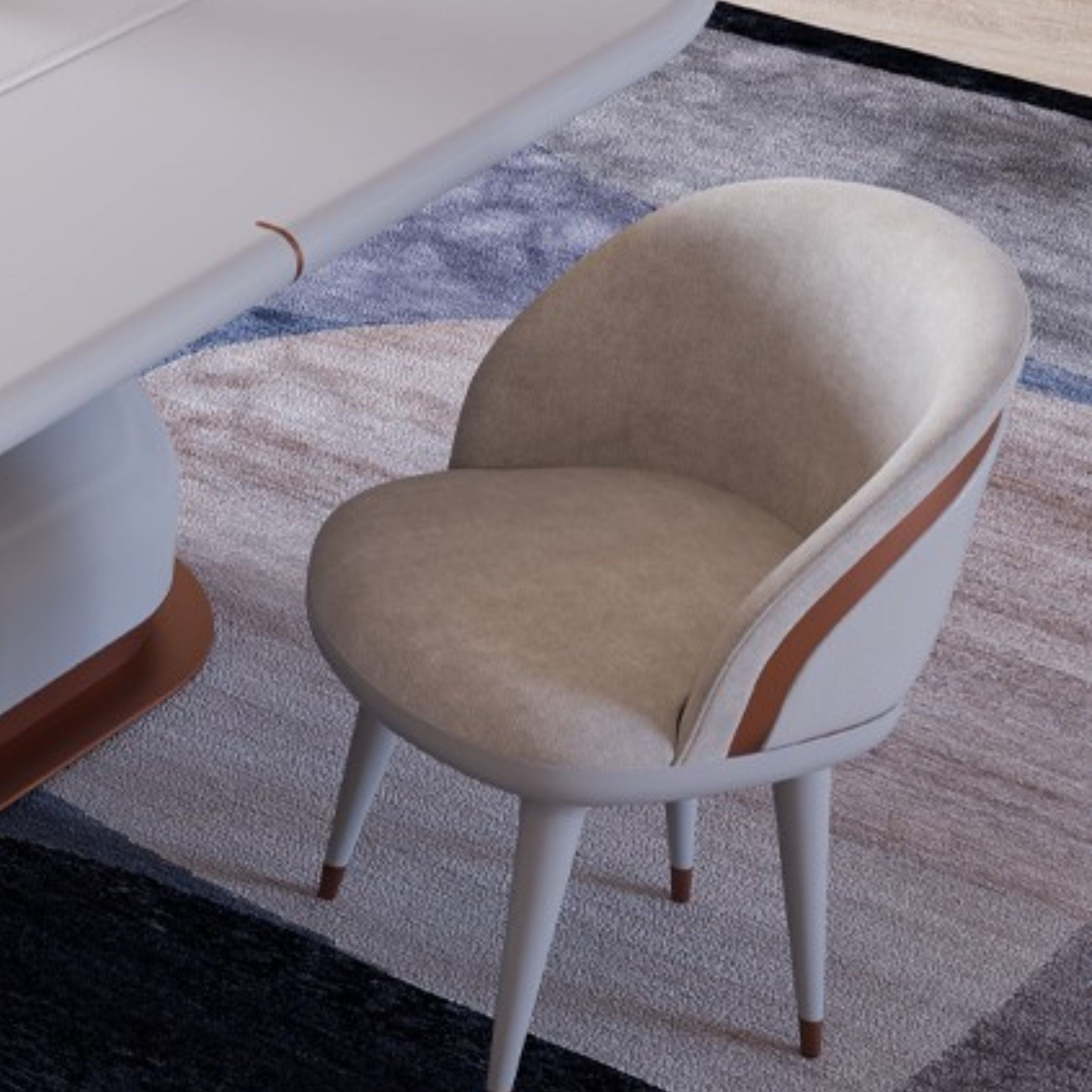 Display Item - Tulip Dining Chair  SANTLP001-YAS -  DISPLAY ITEM - ebarza Furniture UAE | Shop Modern Furniture in Abu Dhabi & Dubai - مفروشات ايبازرا في الامارات | تسوق اثاث عصري وديكورات مميزة في دبي وابوظبي