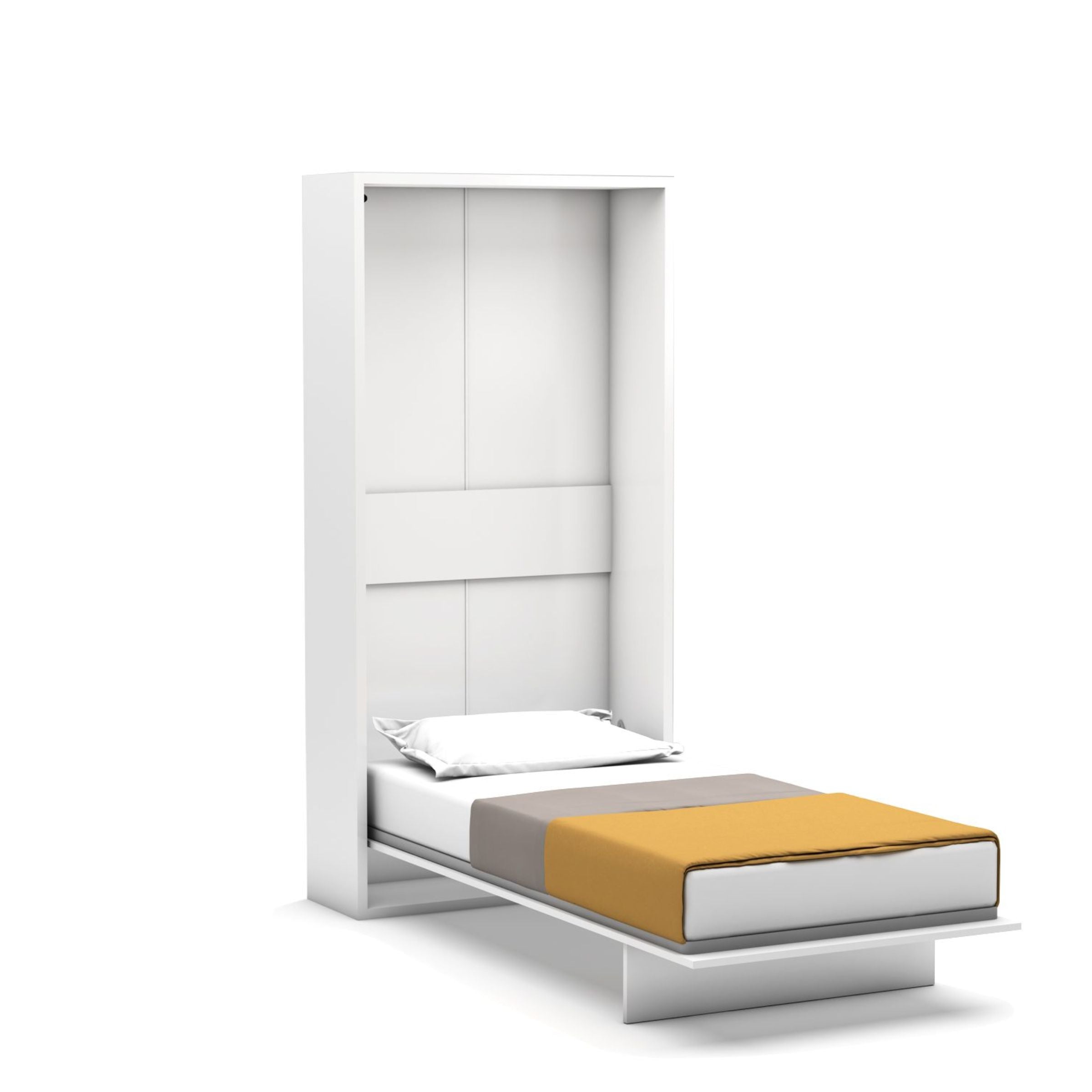 Happy Convertable Wall Bed With Quality Mattress 1101 -  Bedsteads - ebarza Furniture UAE | Shop Modern Furniture in Abu Dhabi & Dubai - مفروشات ايبازرا في الامارات | تسوق اثاث عصري وديكورات مميزة في دبي وابوظبي