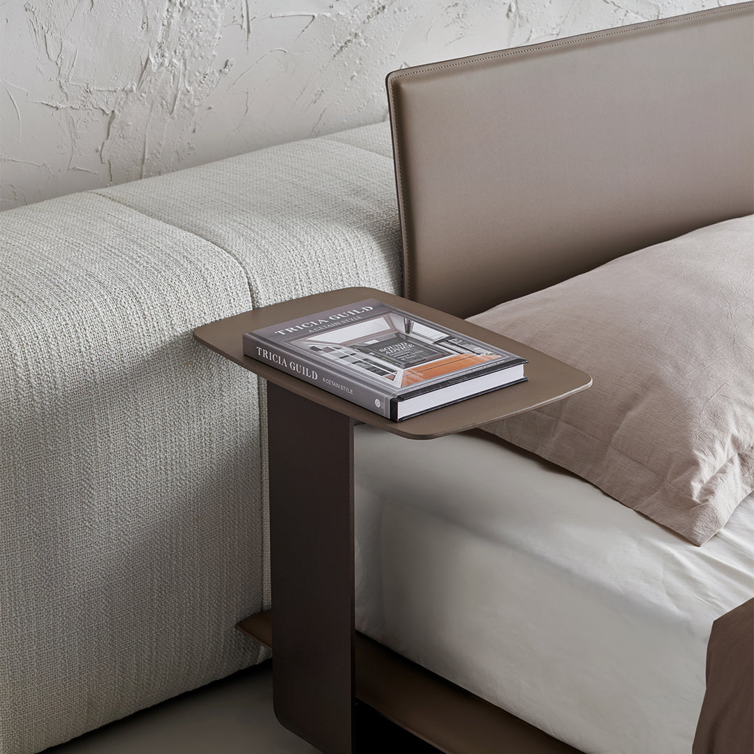 Puzzle Suspended Single Bed Base with 1 backrest - SF080 -  Bedsteads - ebarza Furniture UAE | Shop Modern Furniture in Abu Dhabi & Dubai - مفروشات ايبازرا في الامارات | تسوق اثاث عصري وديكورات مميزة في دبي وابوظبي