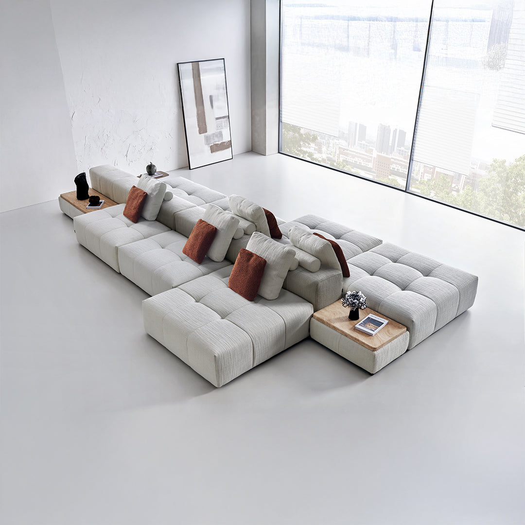 Puzzle Modular Side Table 80 cm - SF080-L -  Sofas - ebarza Furniture UAE | Shop Modern Furniture in Abu Dhabi & Dubai - مفروشات ايبازرا في الامارات | تسوق اثاث عصري وديكورات مميزة في دبي وابوظبي