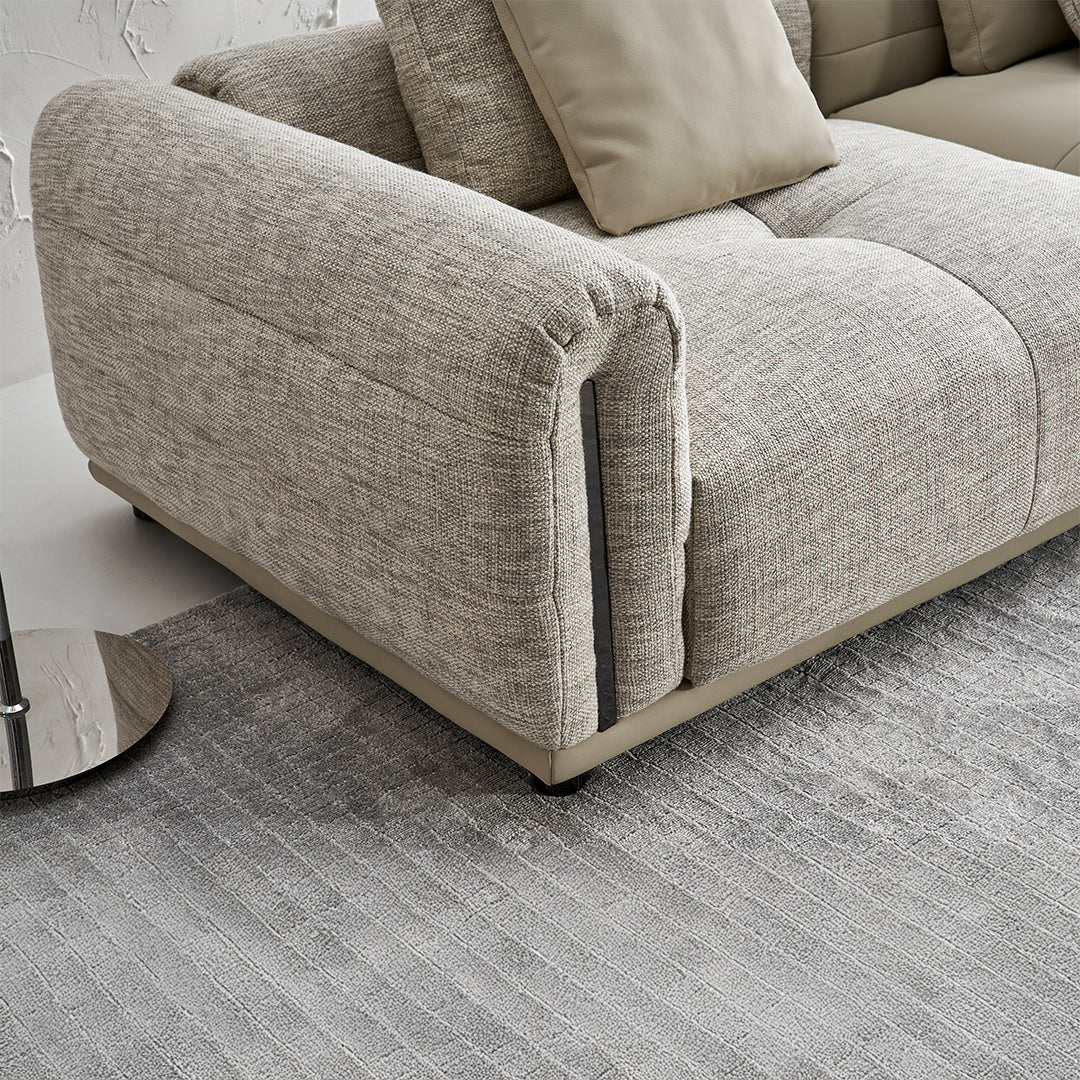 Quadro Single Seater Modular Sofa With RIGHT Armrest A-SF093 -  Sofas - ebarza Furniture UAE | Shop Modern Furniture in Abu Dhabi & Dubai - مفروشات ايبازرا في الامارات | تسوق اثاث عصري وديكورات مميزة في دبي وابوظبي