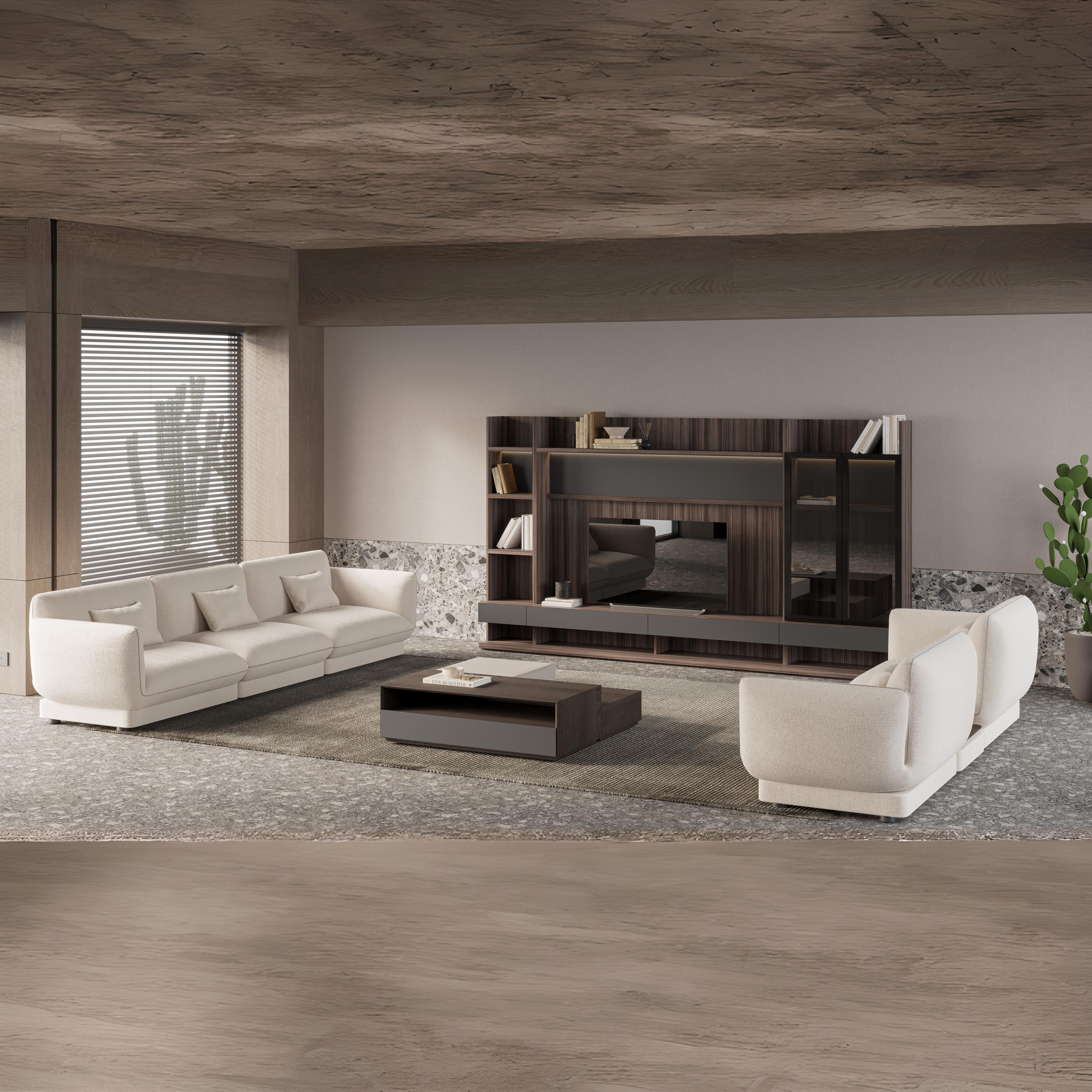 Loretta Relax Module With Right Arm YOLRTA-RMRA -  Sofas - ebarza Furniture UAE | Shop Modern Furniture in Abu Dhabi & Dubai - مفروشات ايبازرا في الامارات | تسوق اثاث عصري وديكورات مميزة في دبي وابوظبي