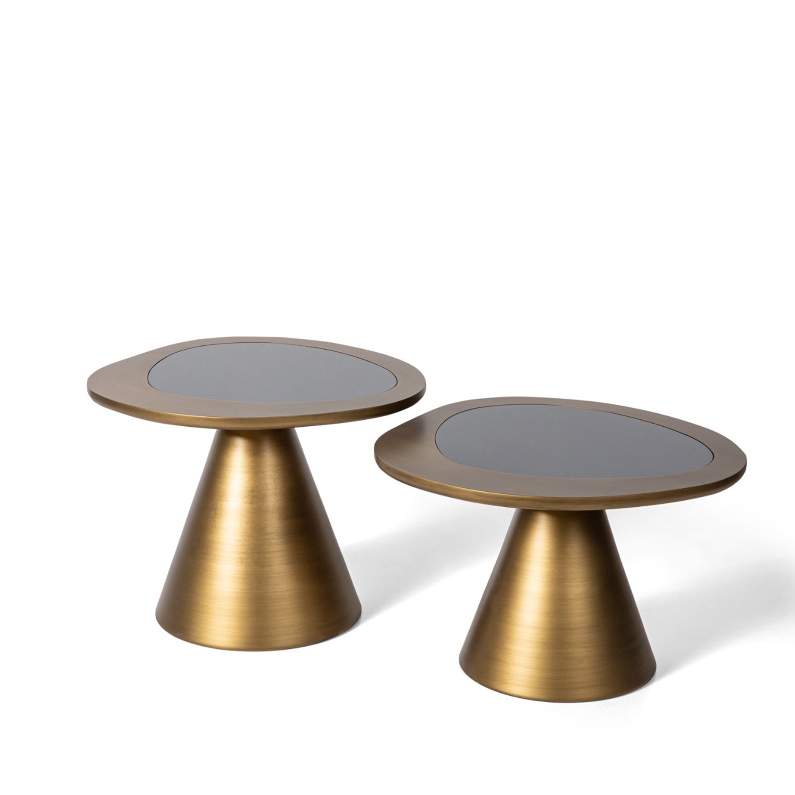 Set Of 2 Rust Brass Coffee Table HW-RBS2CT -  Coffee Tables - ebarza Furniture UAE | Shop Modern Furniture in Abu Dhabi & Dubai - مفروشات ايبازرا في الامارات | تسوق اثاث عصري وديكورات مميزة في دبي وابوظبي