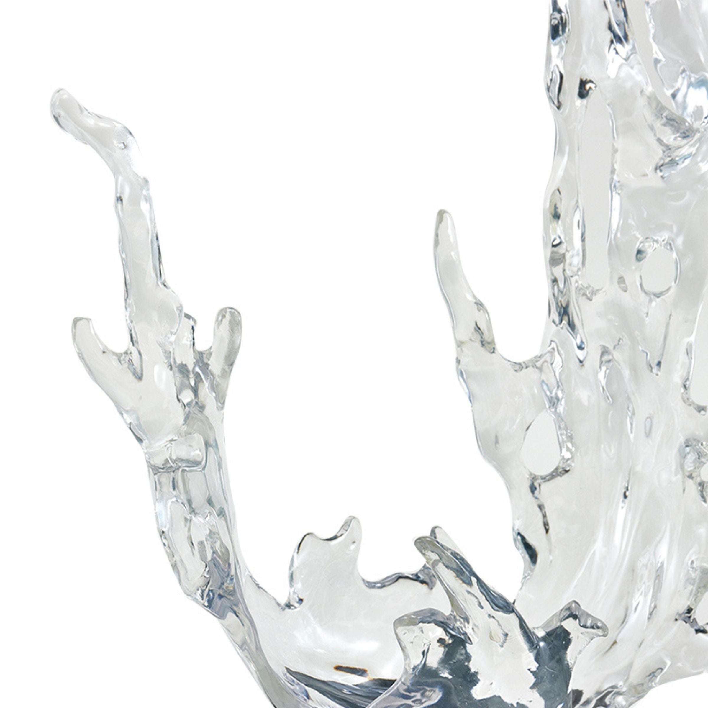 CLEAR ABSTRACT SCULPTURE SH-S021 -  Home Decor Figurines - ebarza Furniture UAE | Shop Modern Furniture in Abu Dhabi & Dubai - مفروشات ايبازرا في الامارات | تسوق اثاث عصري وديكورات مميزة في دبي وابوظبي