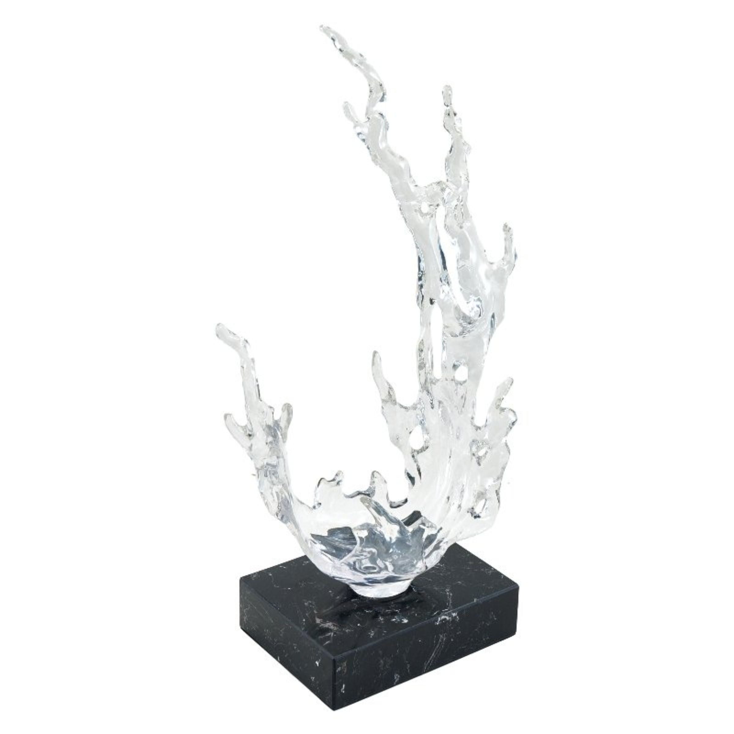 CLEAR ABSTRACT SCULPTURE SH-S021 -  Home Decor Figurines - ebarza Furniture UAE | Shop Modern Furniture in Abu Dhabi & Dubai - مفروشات ايبازرا في الامارات | تسوق اثاث عصري وديكورات مميزة في دبي وابوظبي