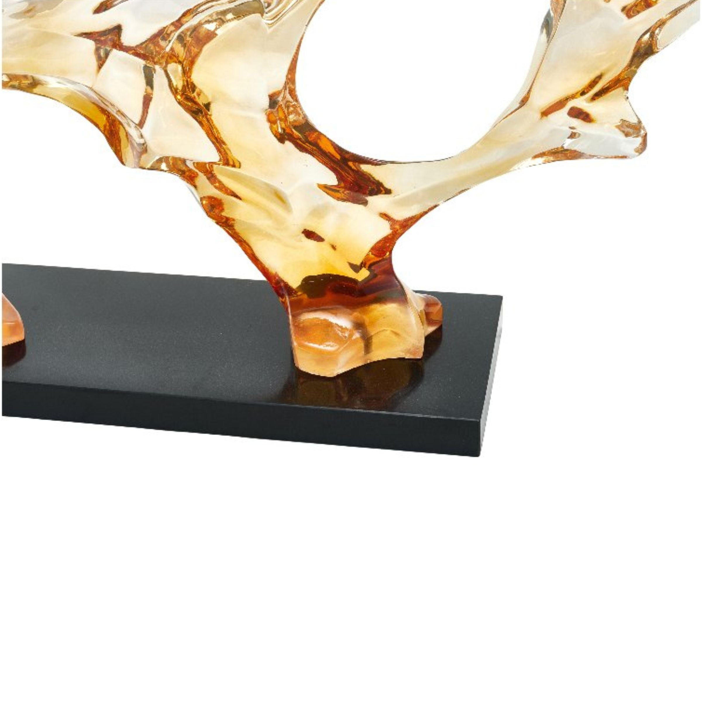 Golden ABSTRACT SCULPTURE SH-T044 -  Home Decor Figurines - ebarza Furniture UAE | Shop Modern Furniture in Abu Dhabi & Dubai - مفروشات ايبازرا في الامارات | تسوق اثاث عصري وديكورات مميزة في دبي وابوظبي
