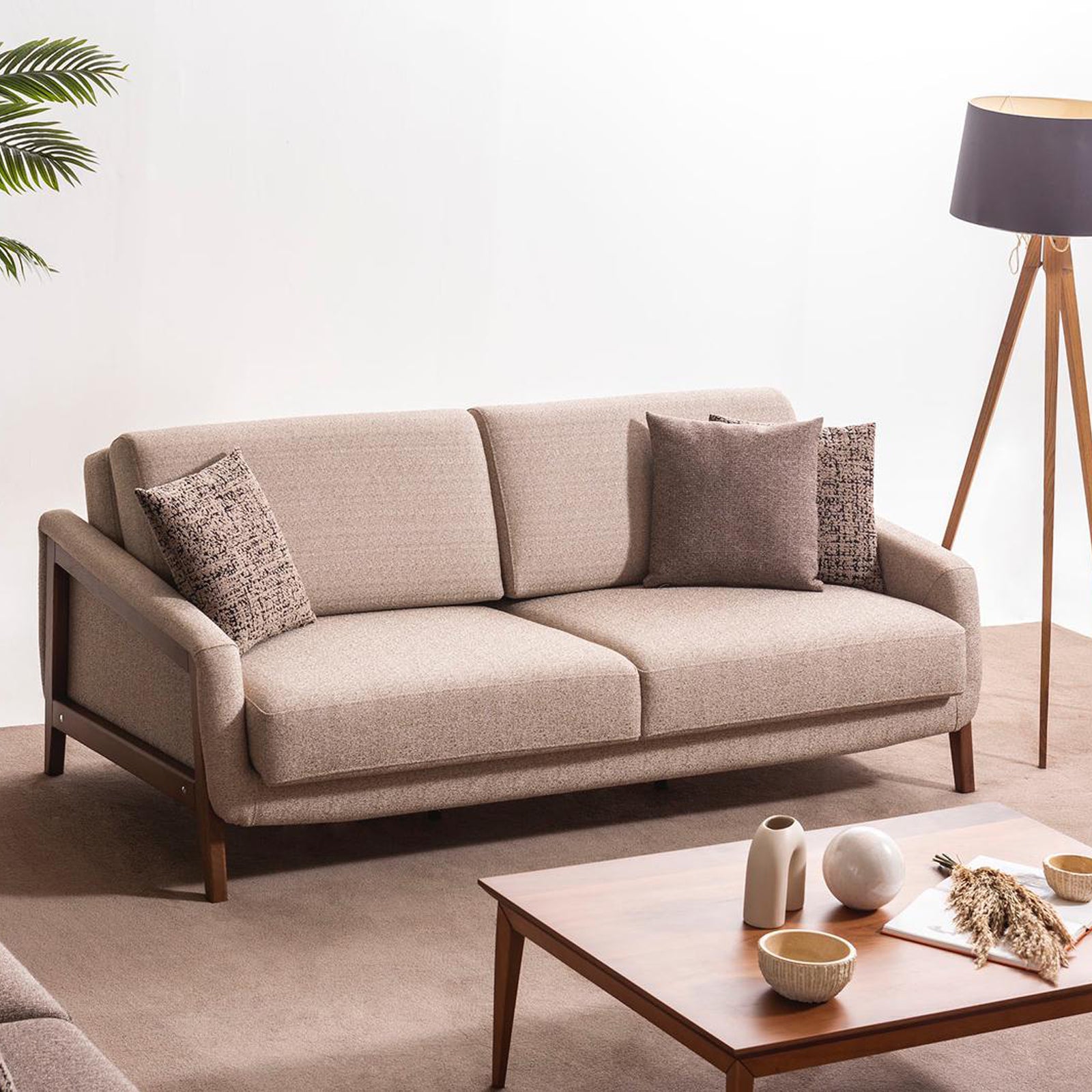 Kent 2 Seater Sofa bed SBRN-KNT3S -  Sofas - ebarza Furniture UAE | Shop Modern Furniture in Abu Dhabi & Dubai - مفروشات ايبازرا في الامارات | تسوق اثاث عصري وديكورات مميزة في دبي وابوظبي