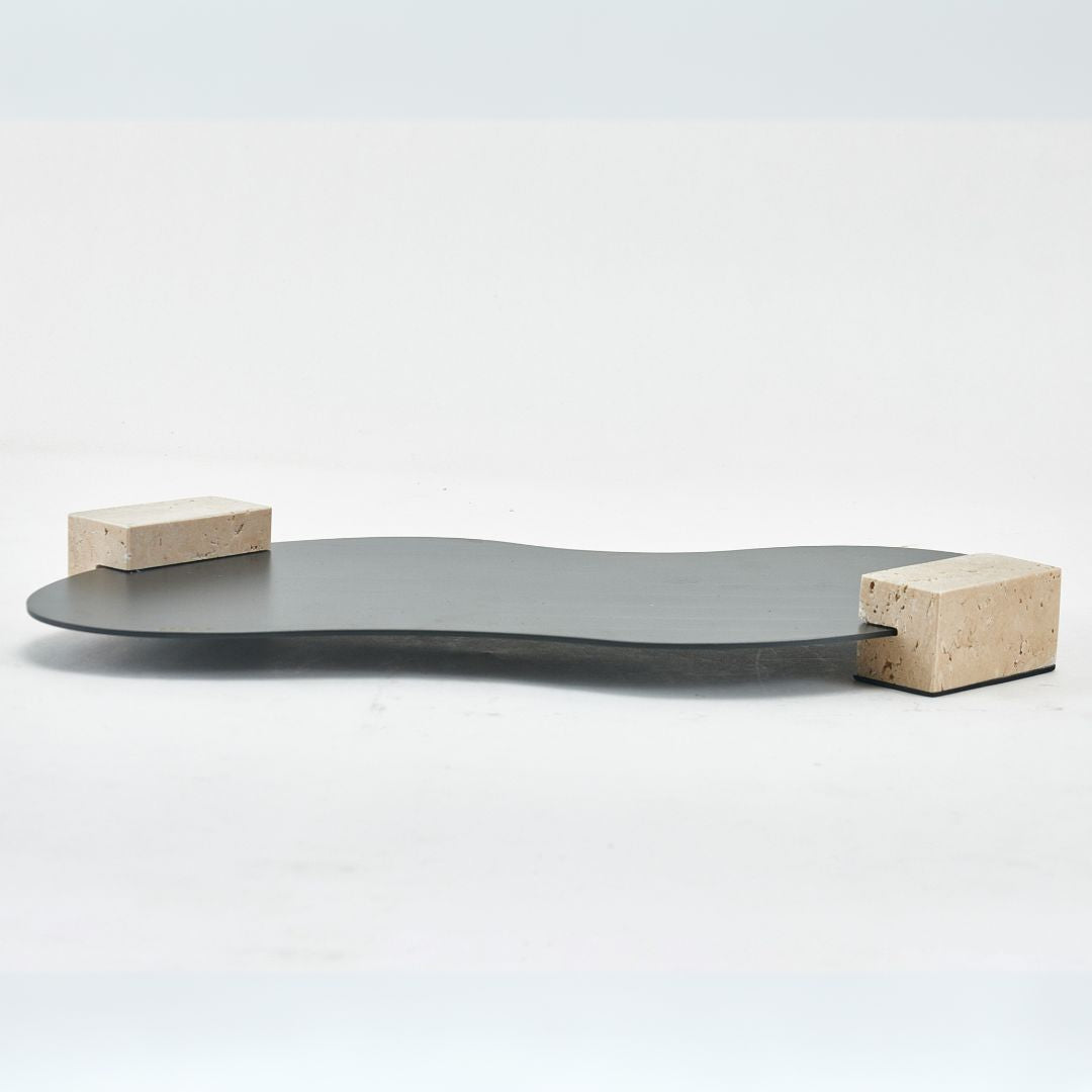 STEEL TRAY G0978 -  Trays - ebarza Furniture UAE | Shop Modern Furniture in Abu Dhabi & Dubai - مفروشات ايبازرا في الامارات | تسوق اثاث عصري وديكورات مميزة في دبي وابوظبي